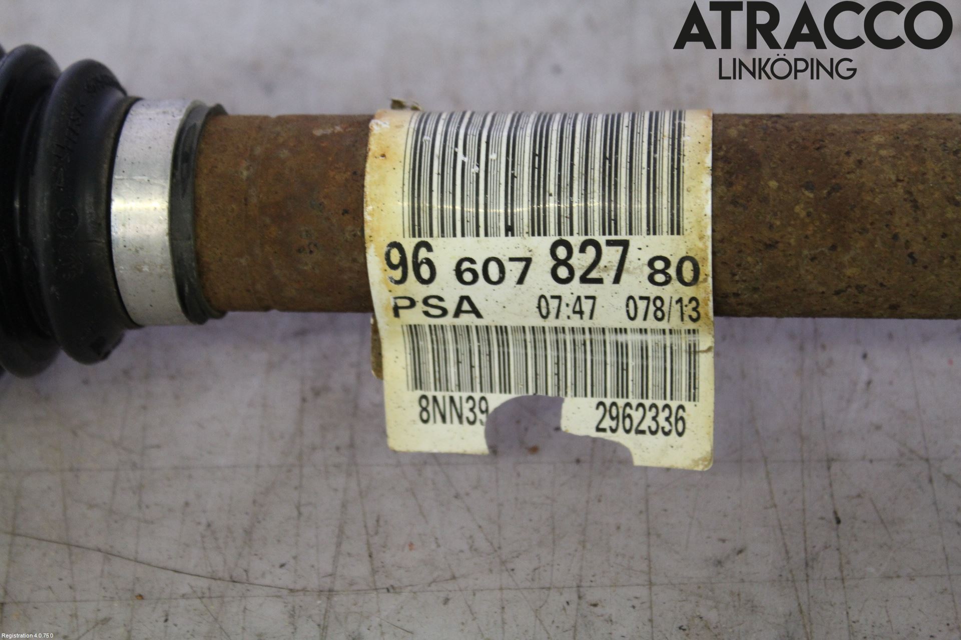 Citroen BERLINGO 08-18 Drivaxel Fram Vänster