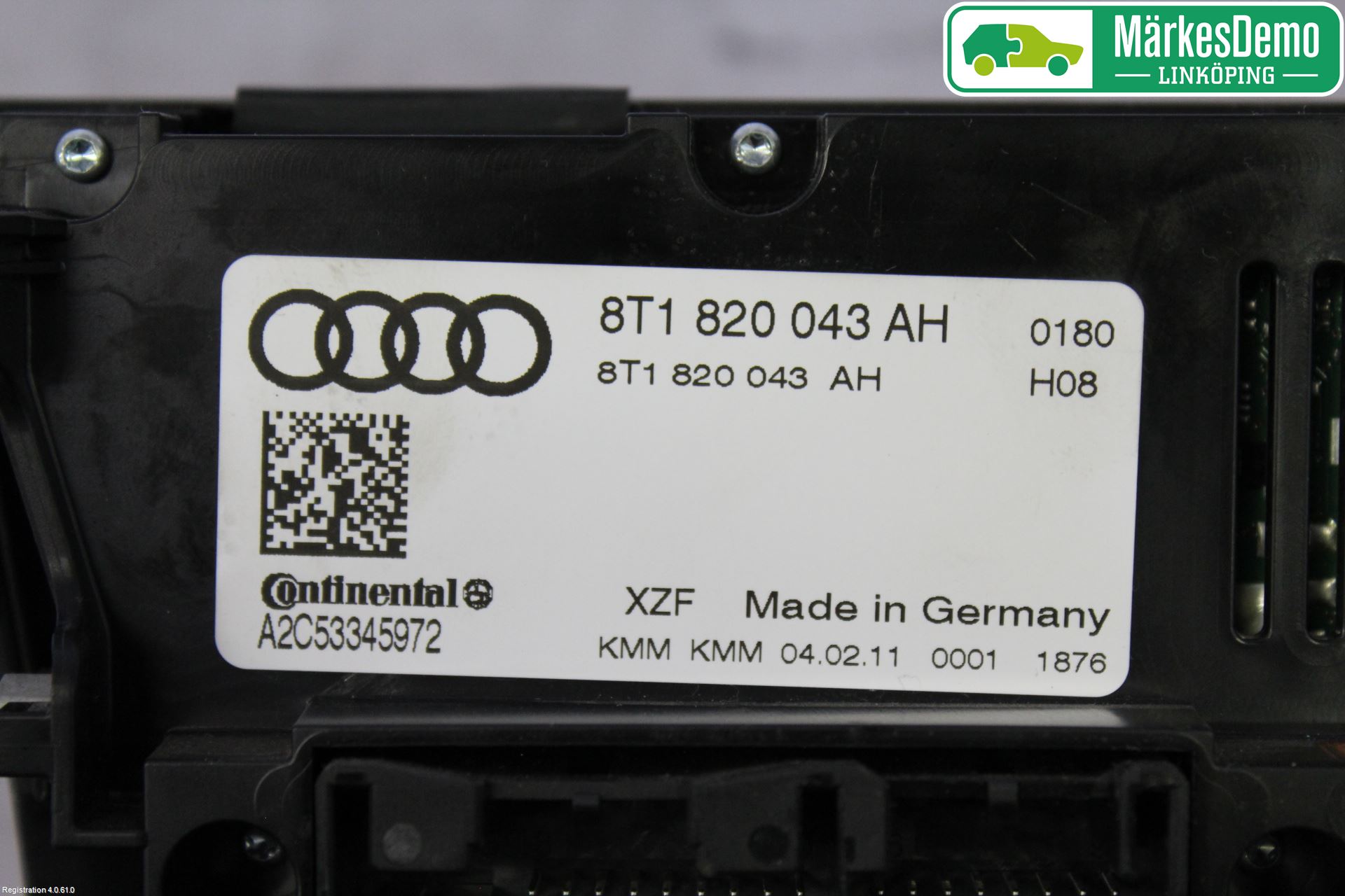 Audi A4/S4 08-11 Ac Styrenhet Ac Manöveren