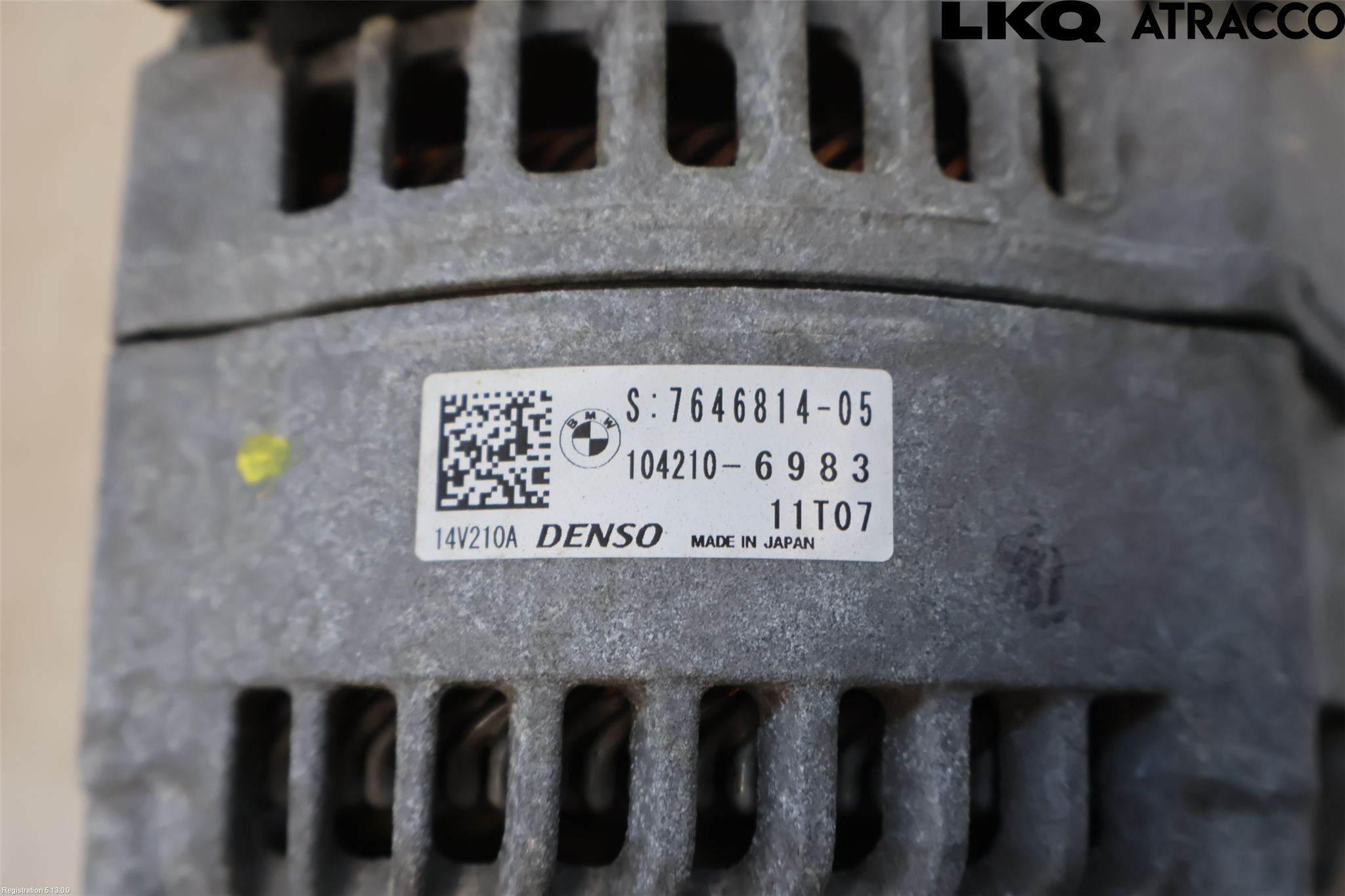 BMW 5 F10/F11/F18 09-17 Generator