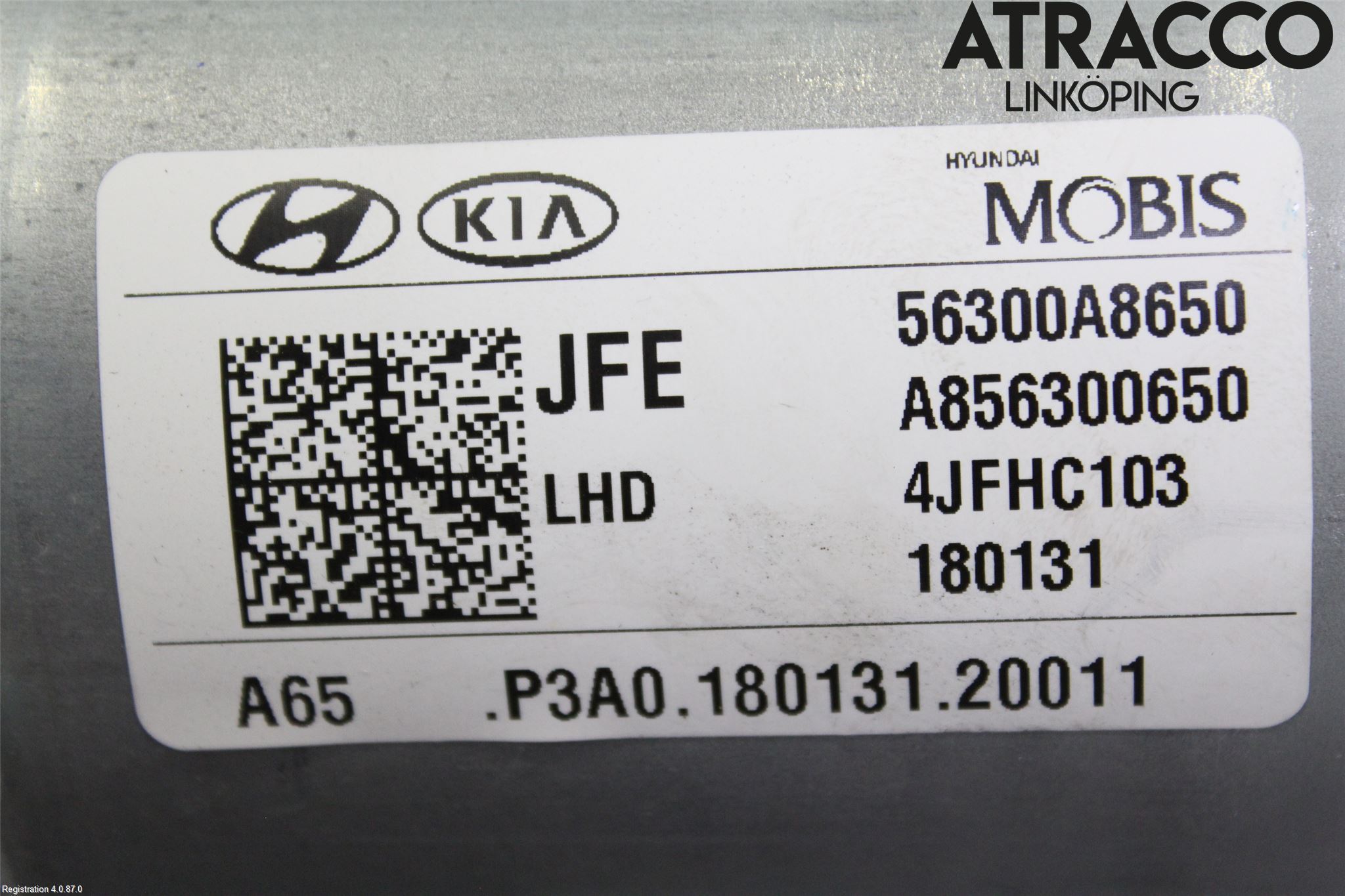 Kia OPTIMA 16-20 Rattaxelagg Med Inb Servo