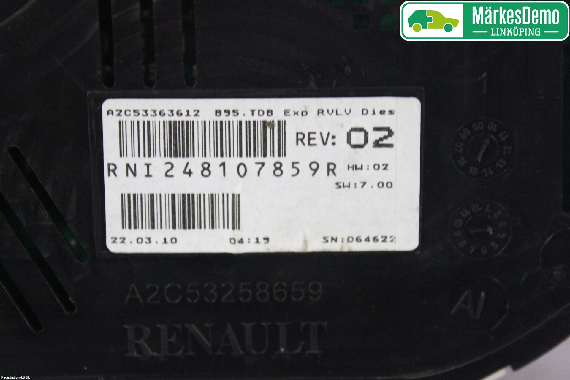 Renault MEGANE III 09-15 Instrument Komb