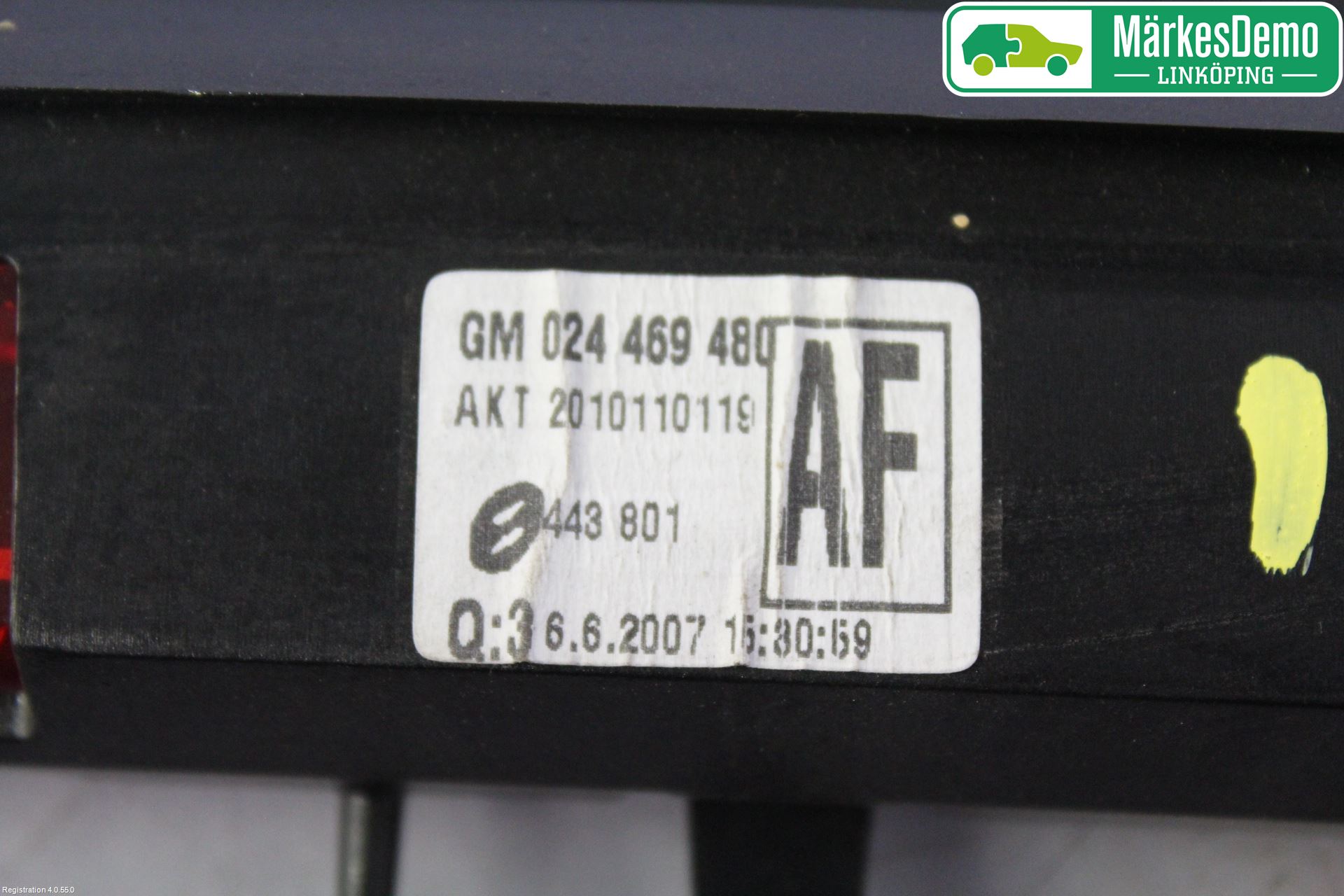 Opel VECTRA C 06-08 Bromsljus Bakruta