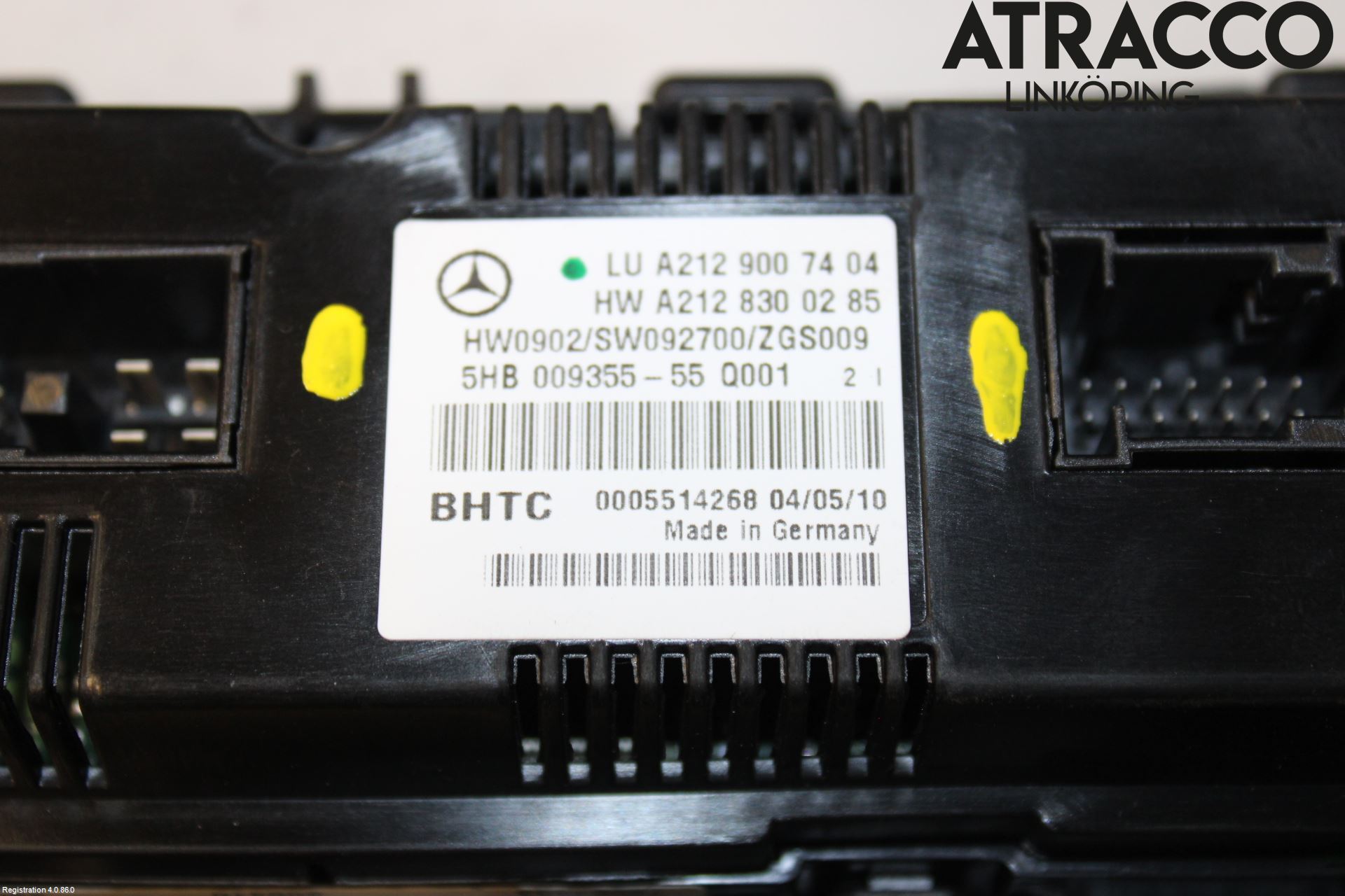 Mercedes-Benz MB E-KLASS (W212) 09-16 Ac Styrenhet Ac Manöveren