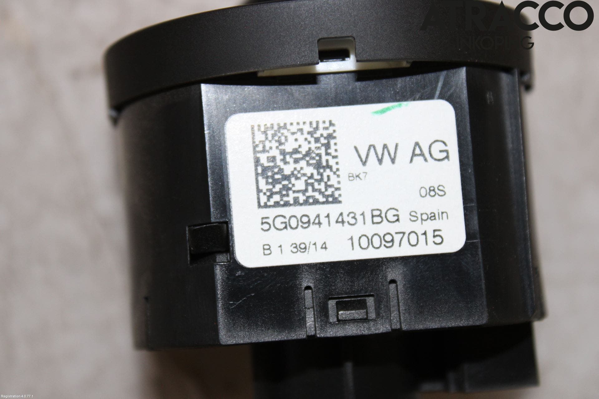 Volkswagen VW GOLF / E-GOLF VII 13-20 Strömställare Ljus