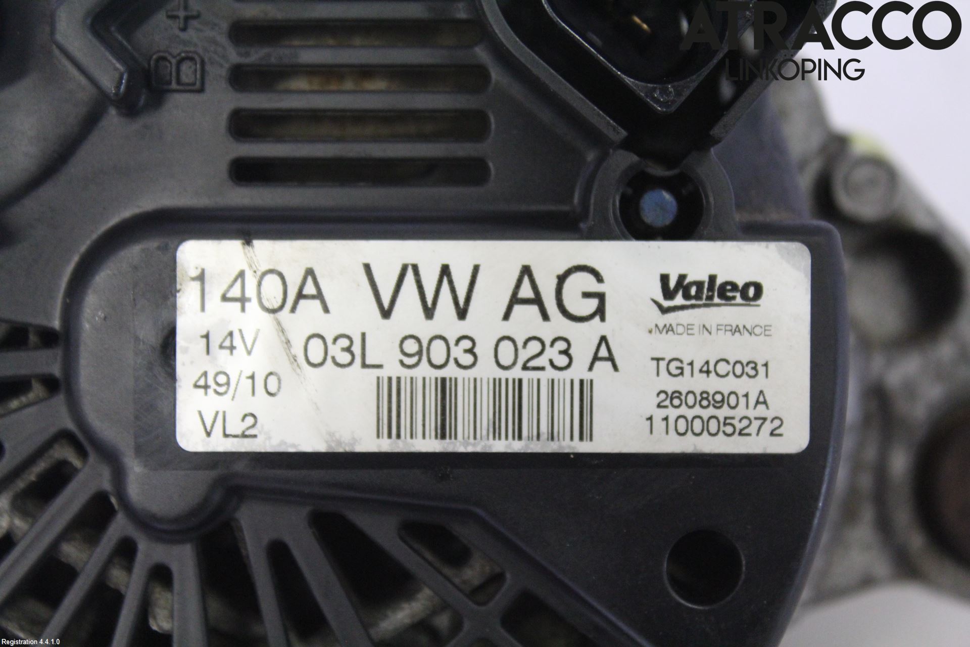 Volkswagen VW GOLF VI 09-13 Generator