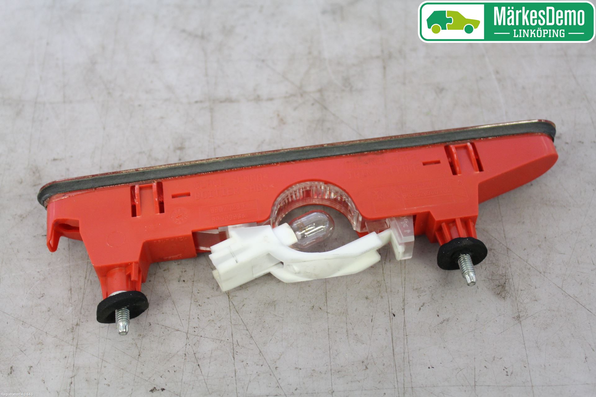 Peugeot PARTNER 08-15 Bromsljus Bakruta