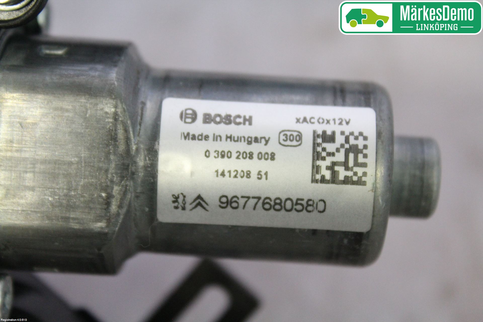 Peugeot 308 14-21 Torkarmotor Baklucka