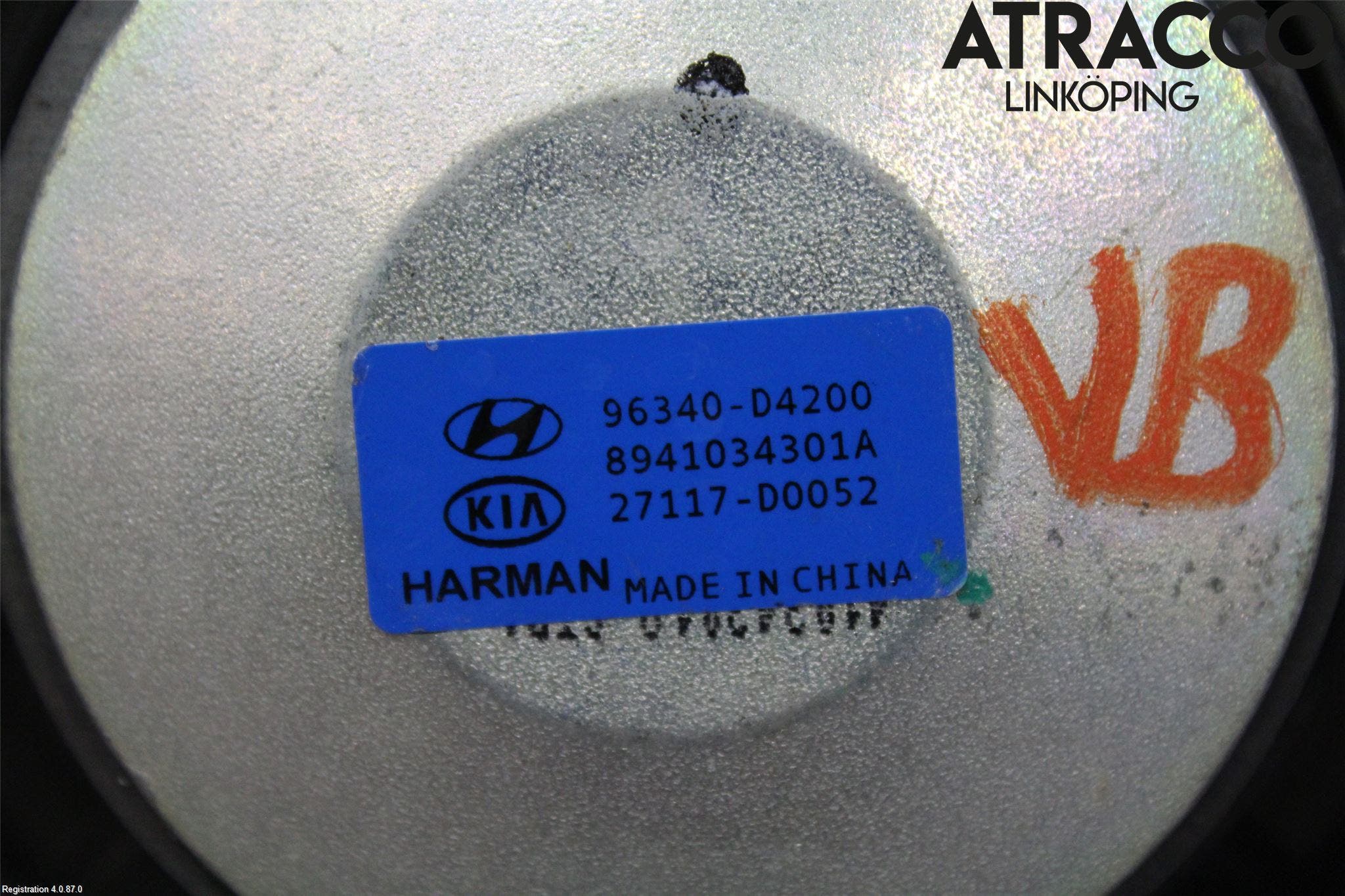 Kia OPTIMA 16-20 Högtalare