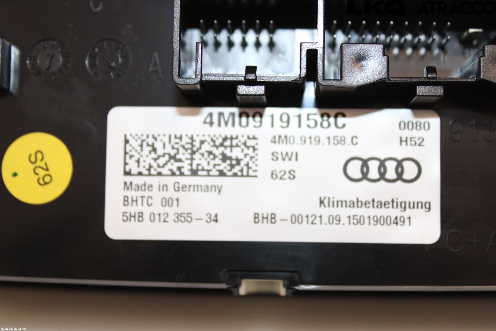 Audi Q7/SQ7 Ac Styrenhet Ac Manöveren