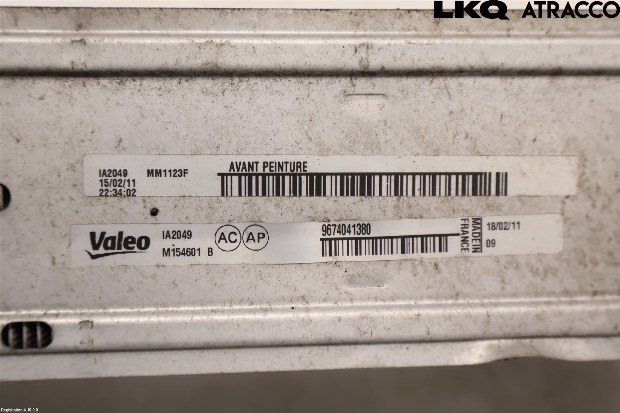 Peugeot RCZ Laddluft-Intercooler Kyl