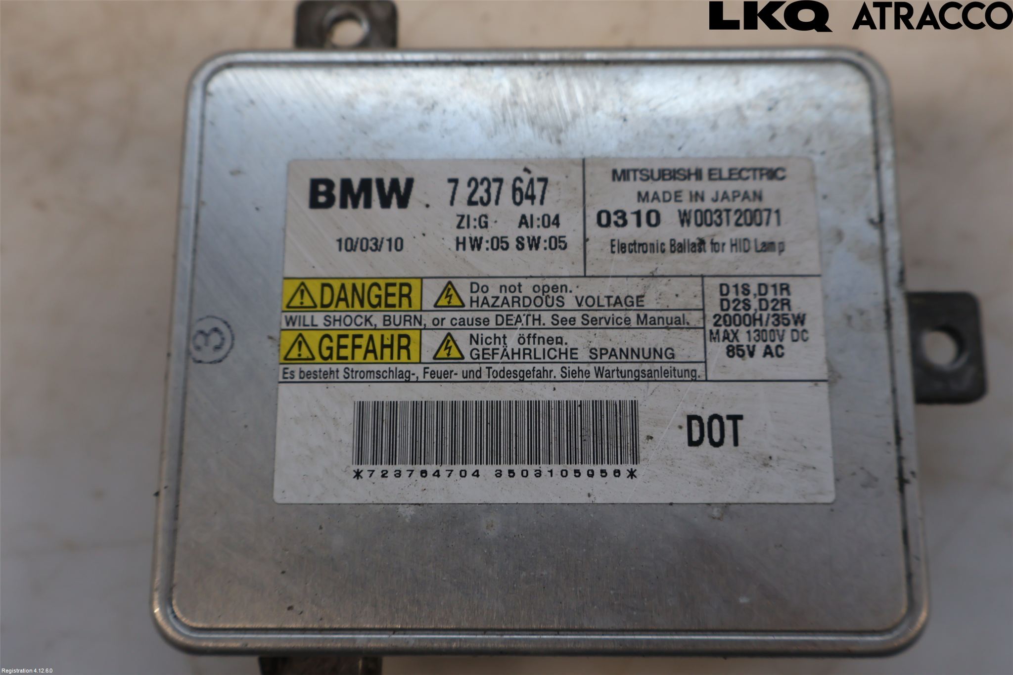 BMW 3 E90/91 SED/TOU 05-12 Styrenhet Strålkastare