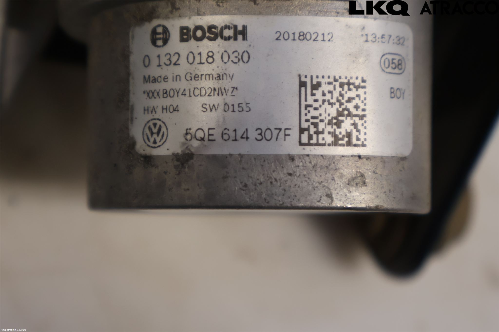 Volkswagen VW PASSAT 15-19 Bromstryckackumulator