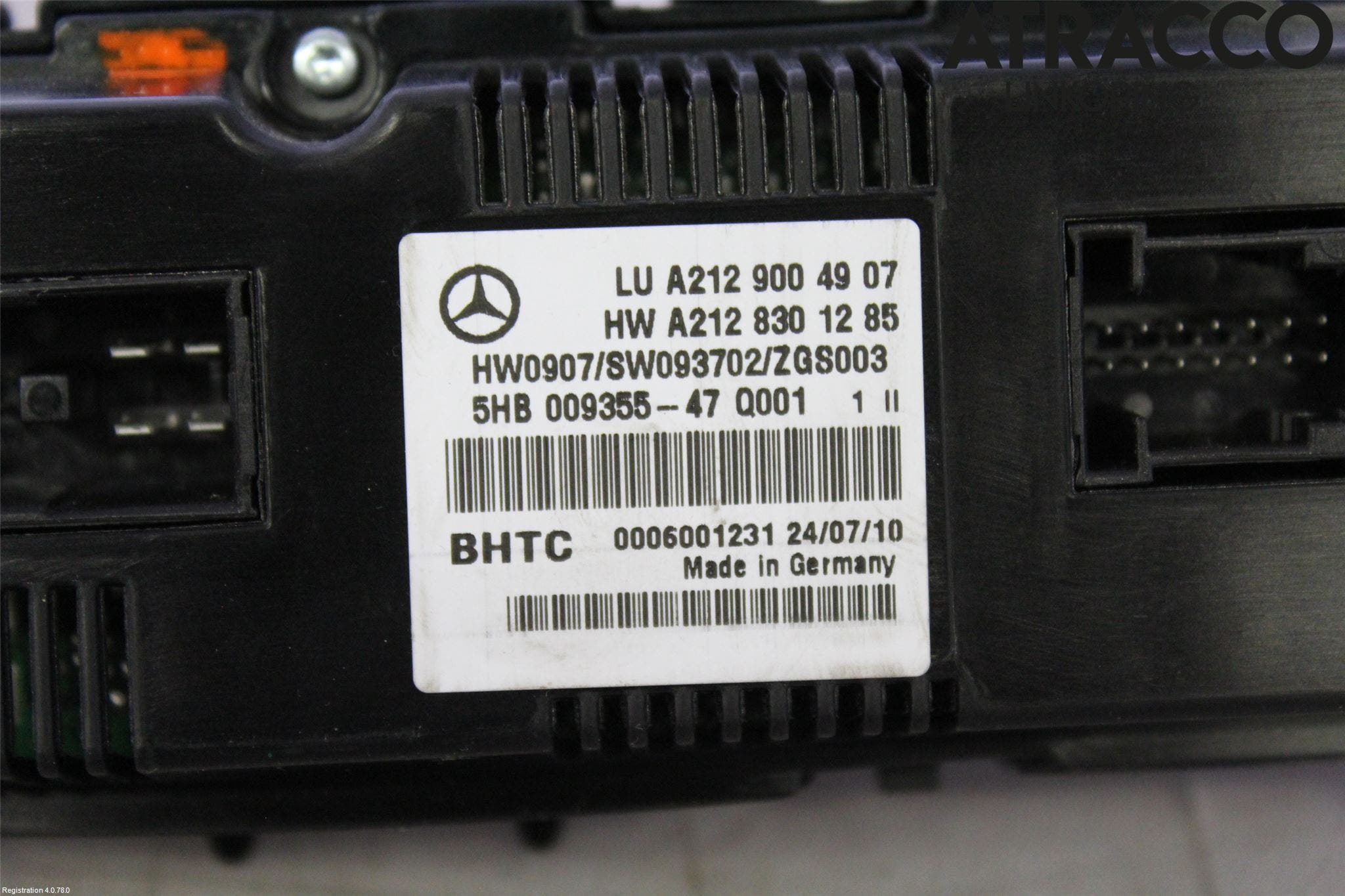 Mercedes-Benz MB E-KLASS (W212) 09-16 Ac Styrenhet Ac Manöveren