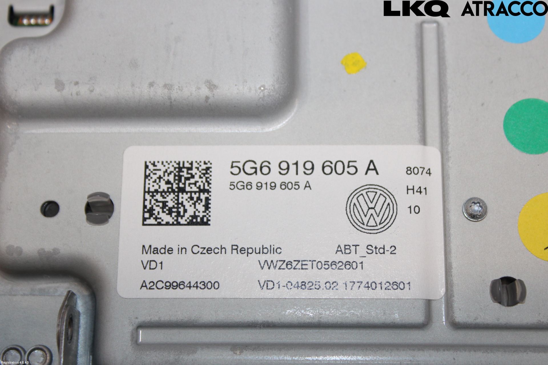 Volkswagen VW GOLF / E-GOLF VII 13-20 Multifunktionsdisplay