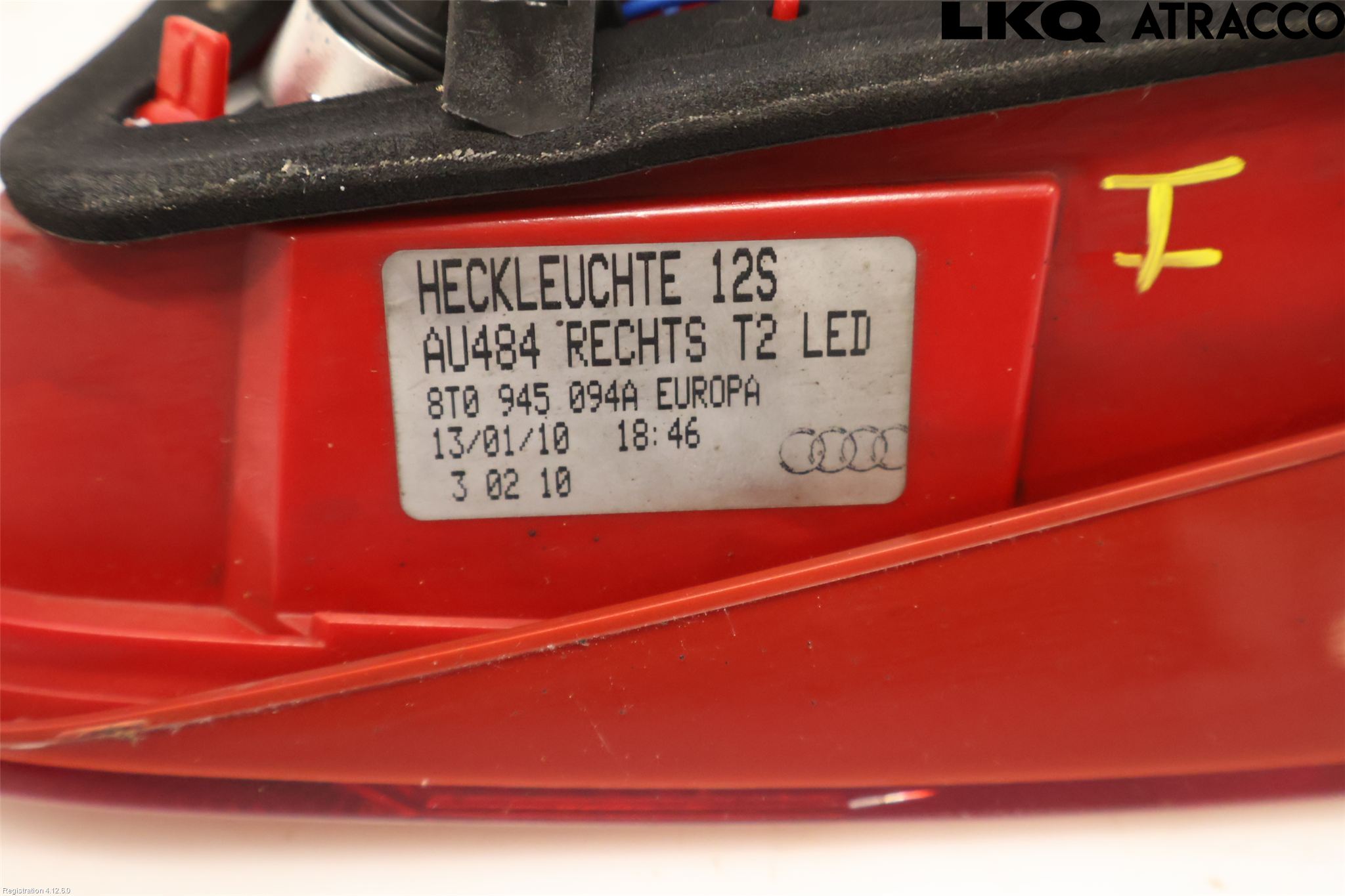 Audi A5 07-16 Bakljus Lucka Hö