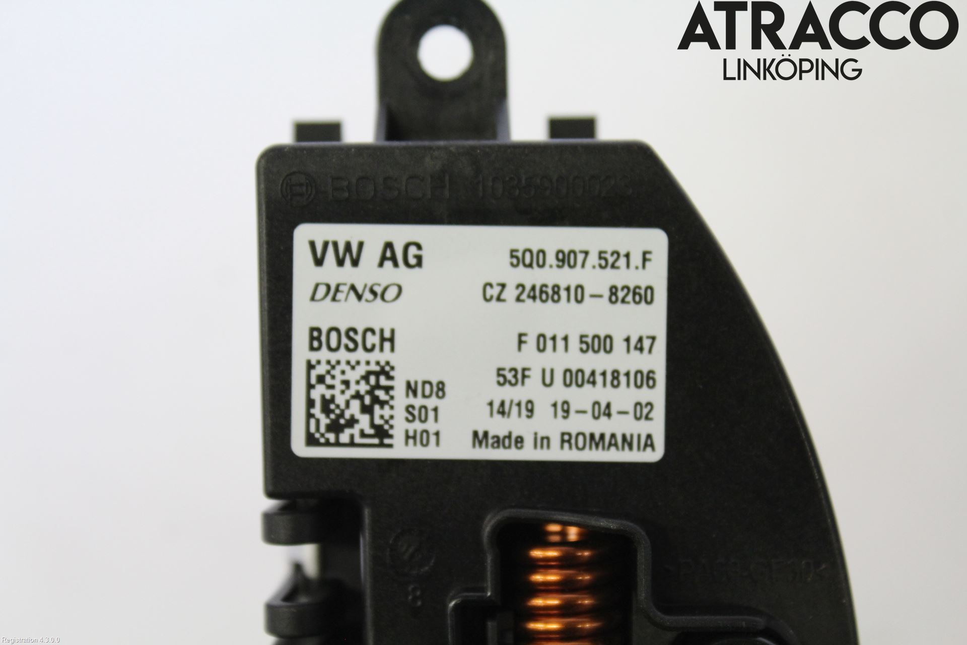 Volkswagen VW PASSAT 15-19 Värmefläktsmotstånd
