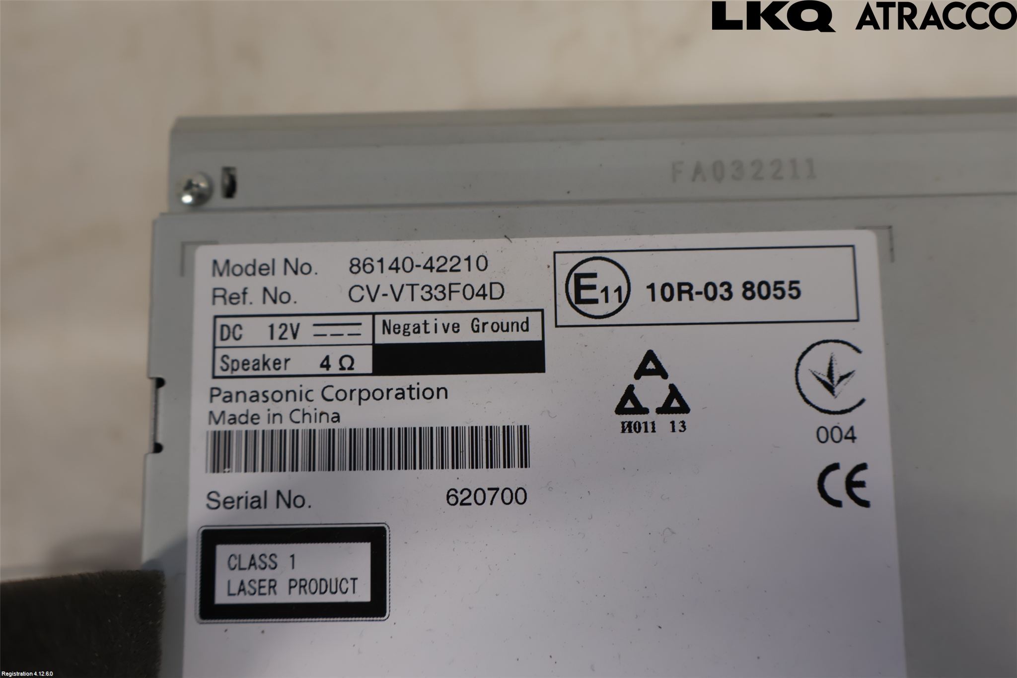 Toyota RAV4 13-18 Cd Radio - Multimediapanel
