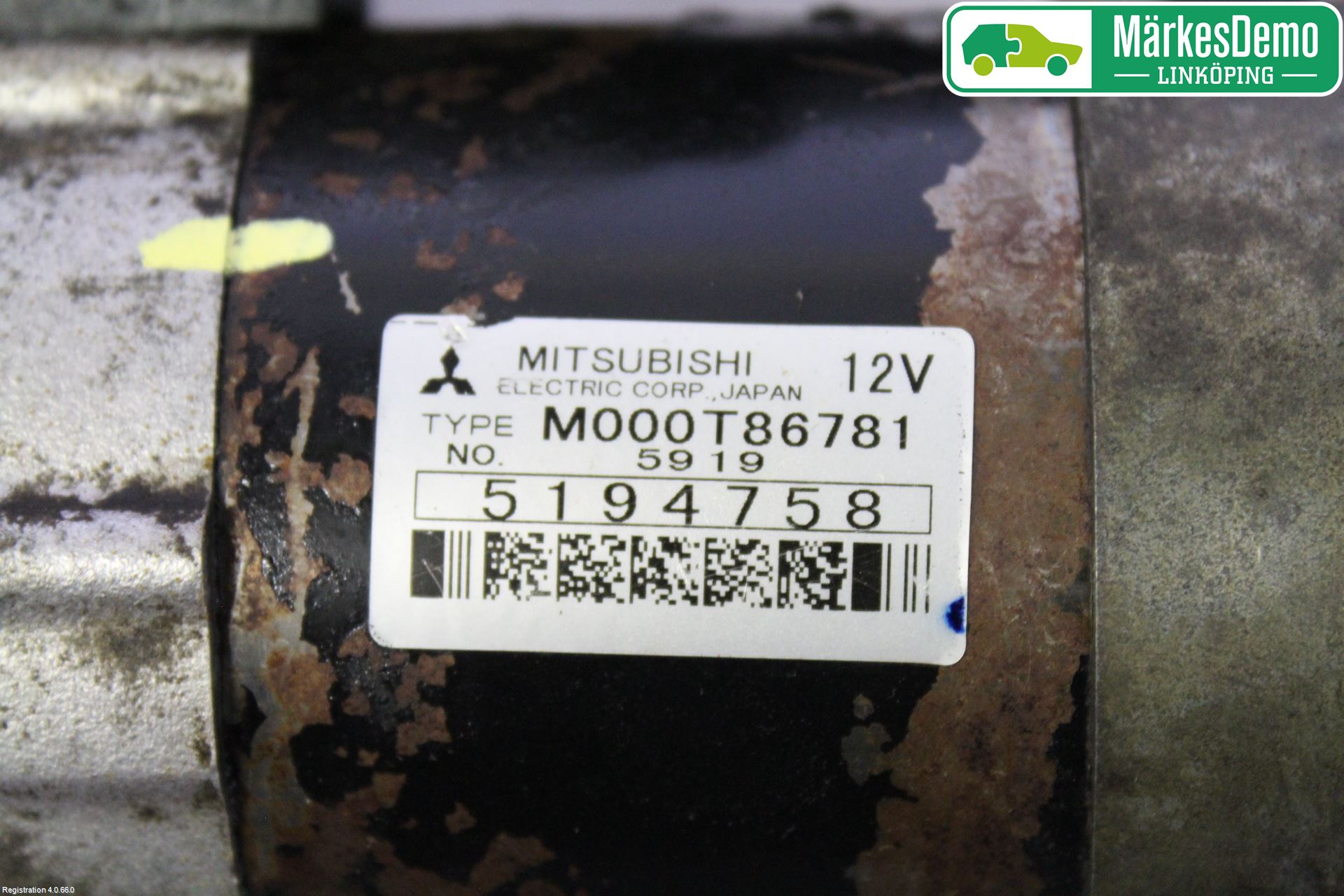 Saab 9-5     06-10 Startmotor