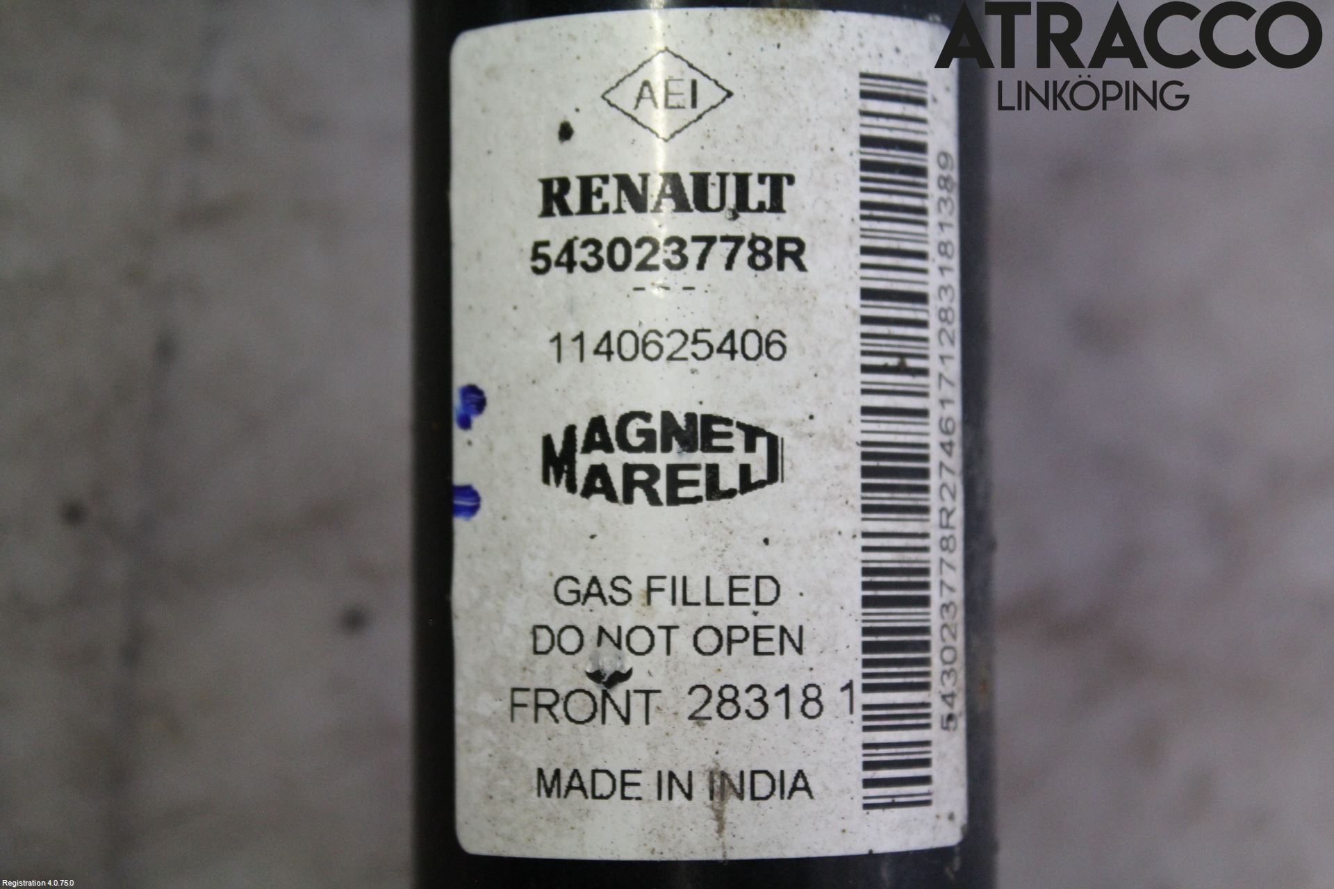 Dacia DOKKER 13- Fjäderben Fram Höger