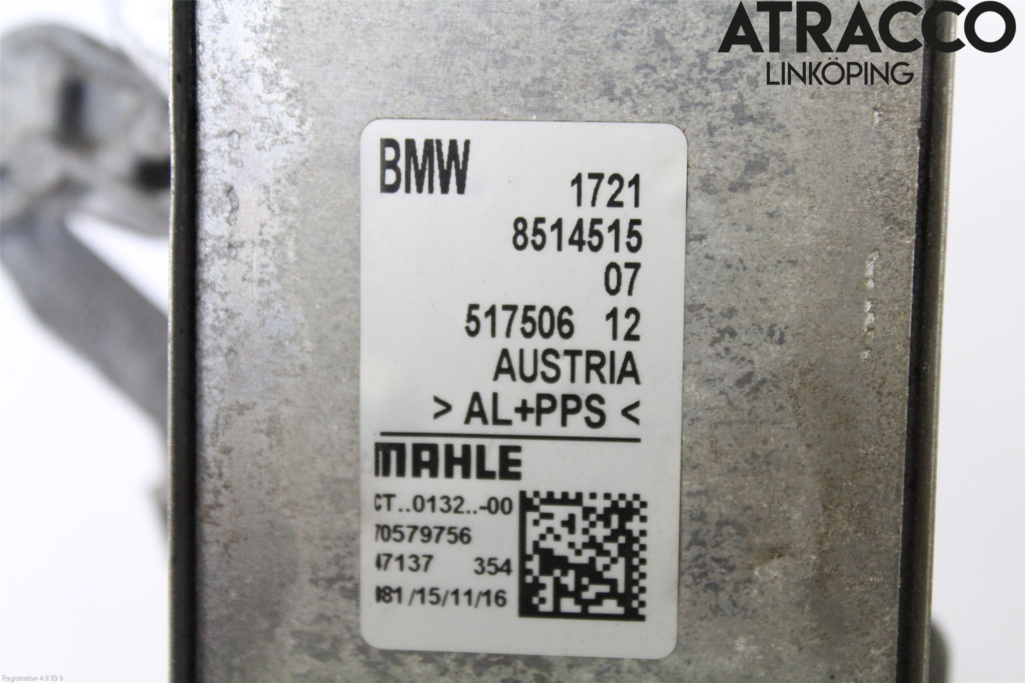 BMW 3 F30/F31/F80 12-19 Oljekylare Automat