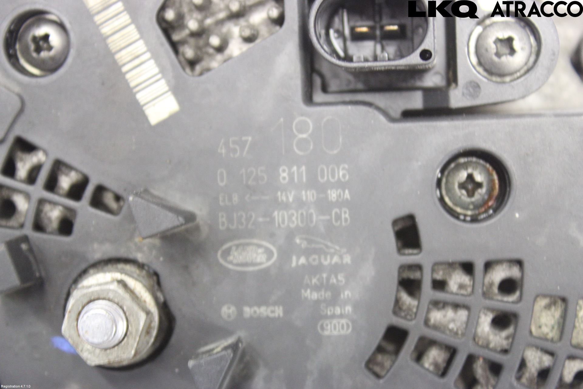 Landrover LAND ROVER RANGE ROVER EVOQUE (L538) 11-18 Generator