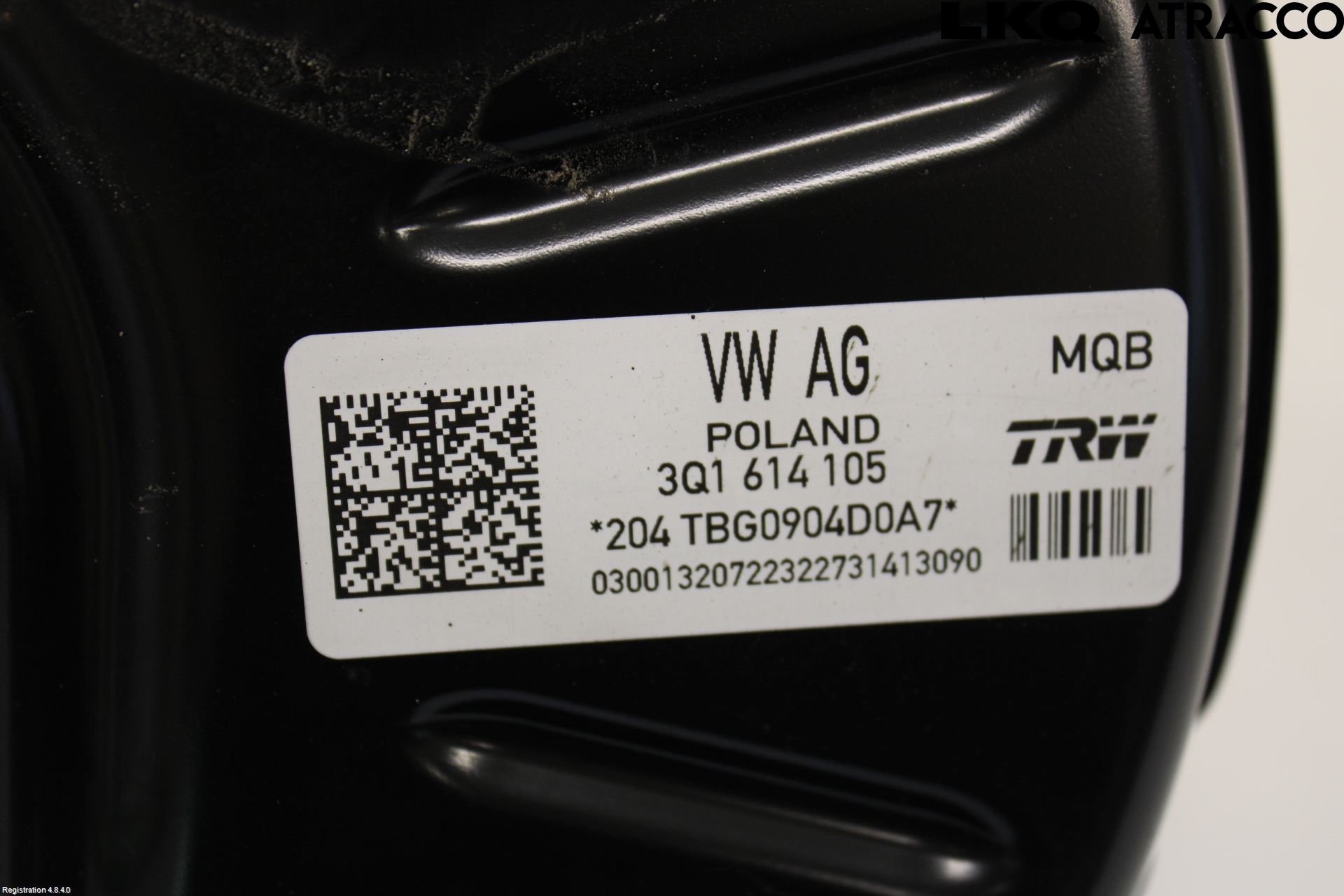 Volkswagen VW PASSAT 15-19 Bromsservo