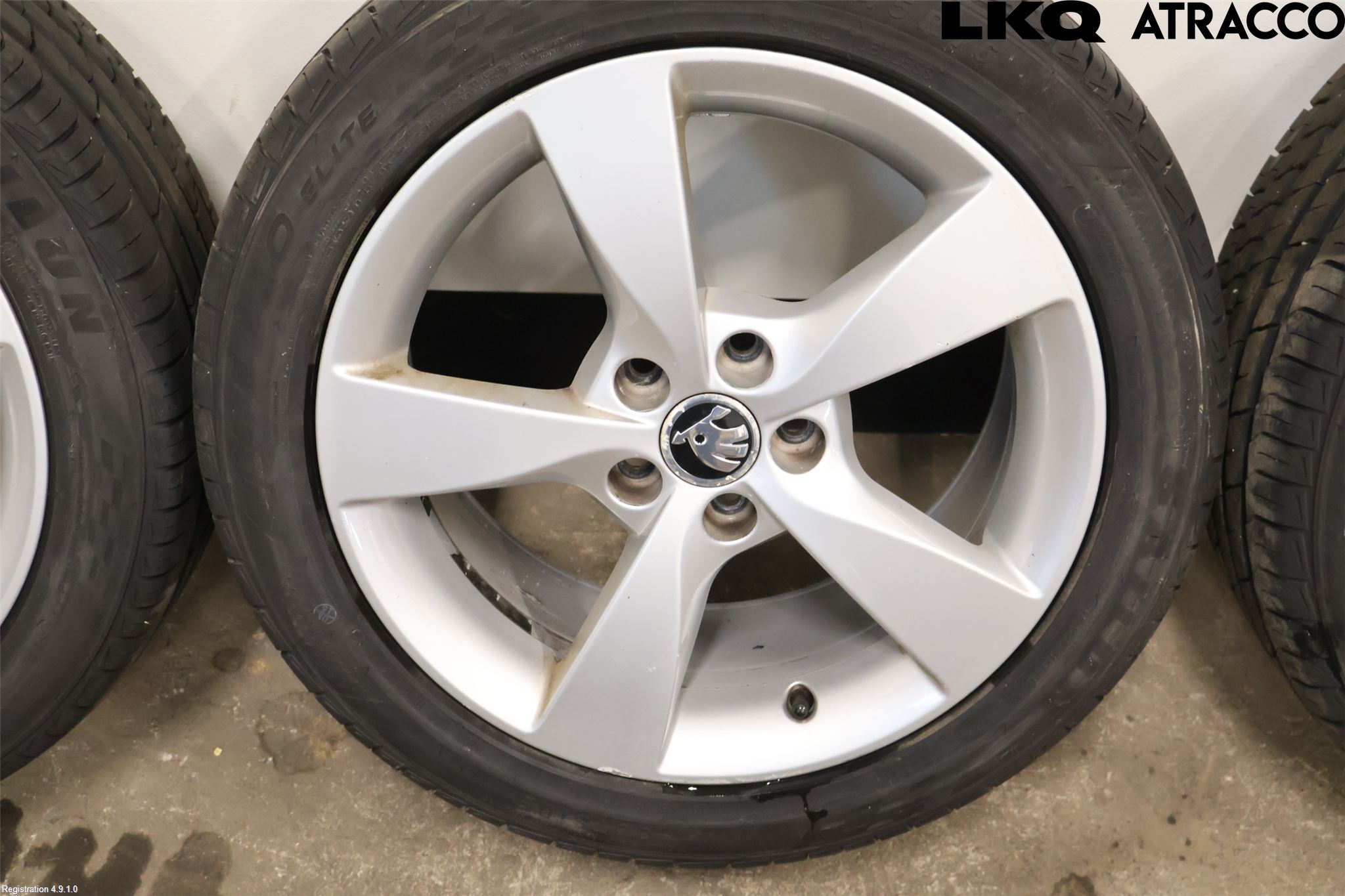 Skoda RAPID Sommardäck Alumfälg 4St