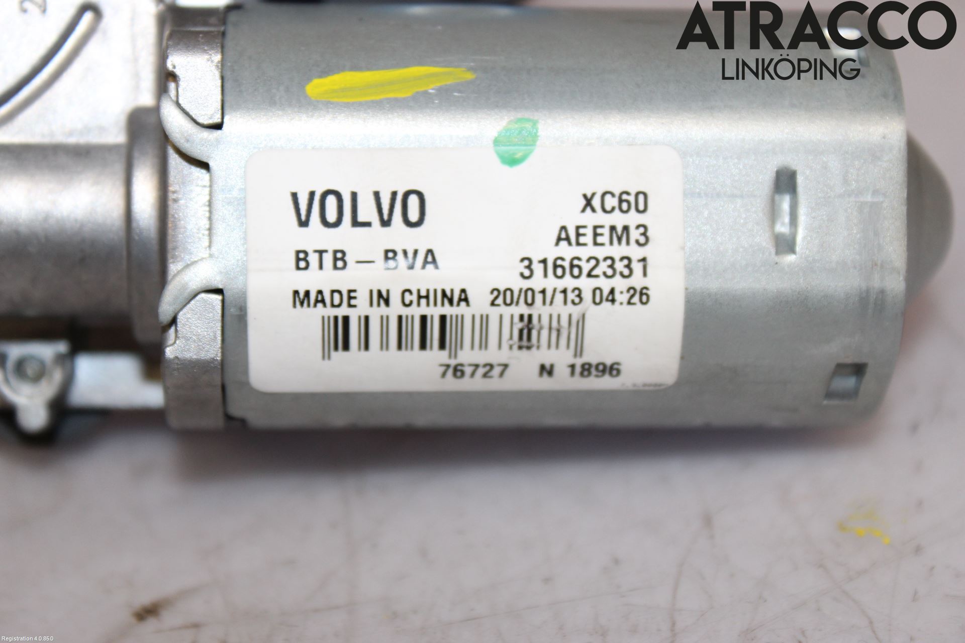 Volvo XC60 18- Torkarmotor Baklucka