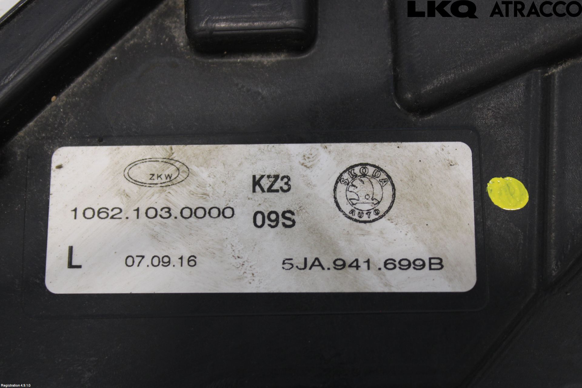 Skoda RAPID Dimljus-Varselljus Fram