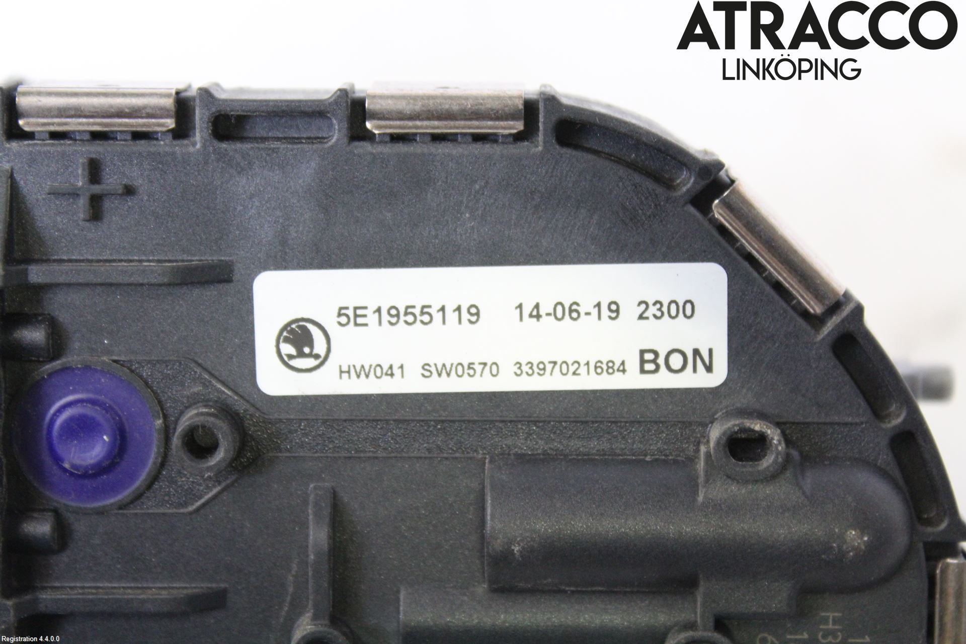 Skoda OCTAVIA (5E) 13-20 Torkarmotor Vindruta