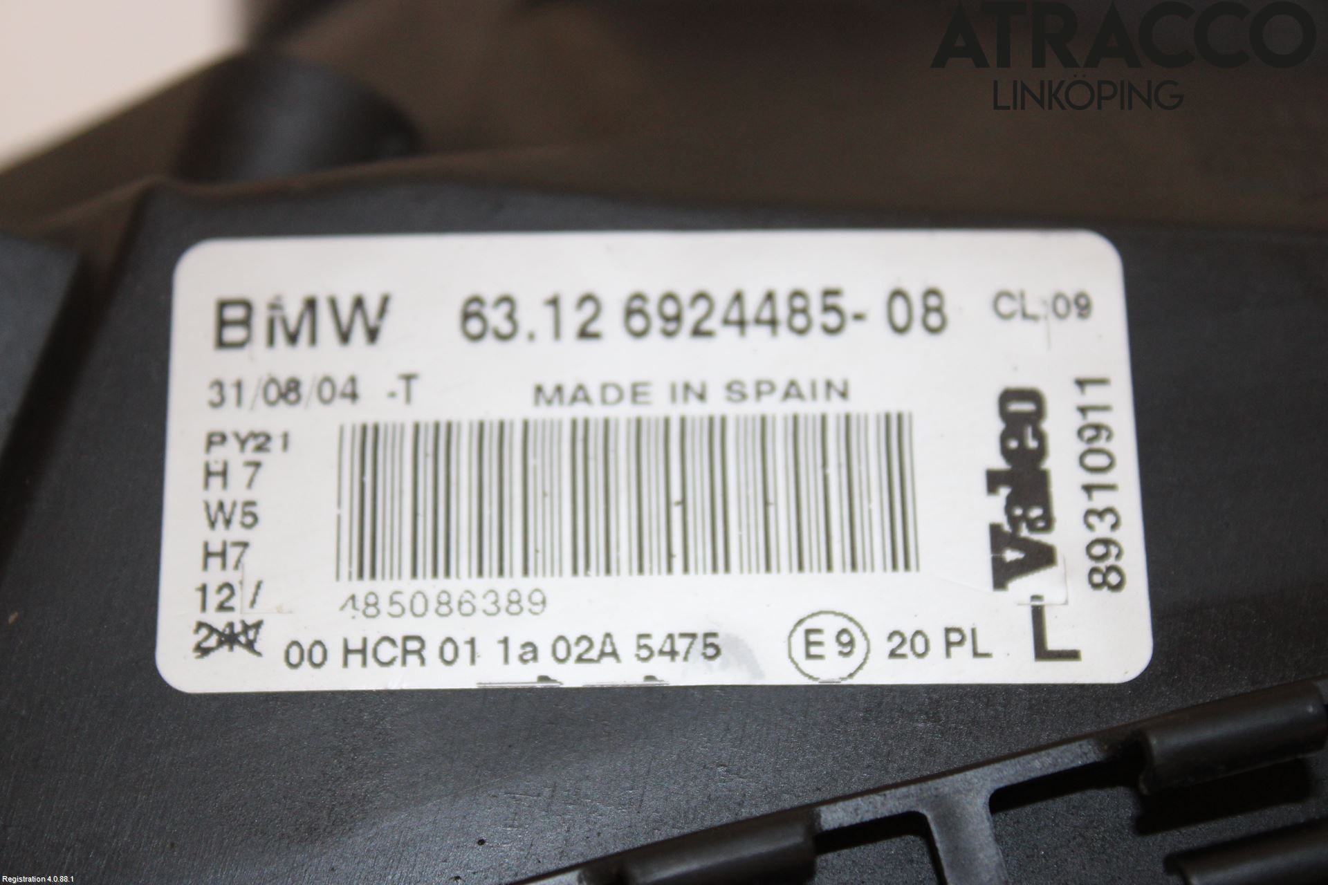 BMW 1 E87/81 5D/3D 03-11 Strålkastare Vänster