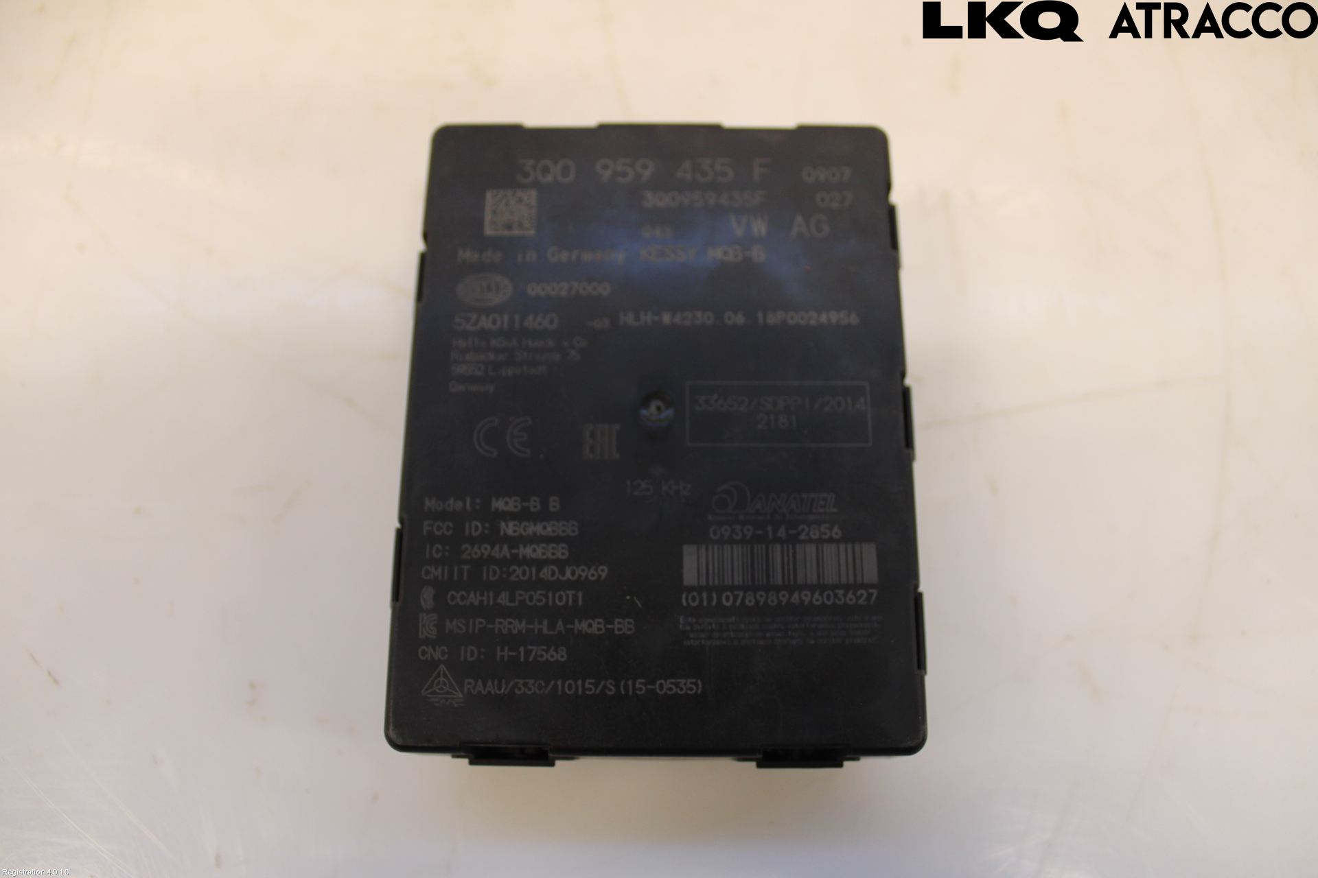 Volkswagen VW PASSAT 15-19 Styrenhet Nyckellöst System