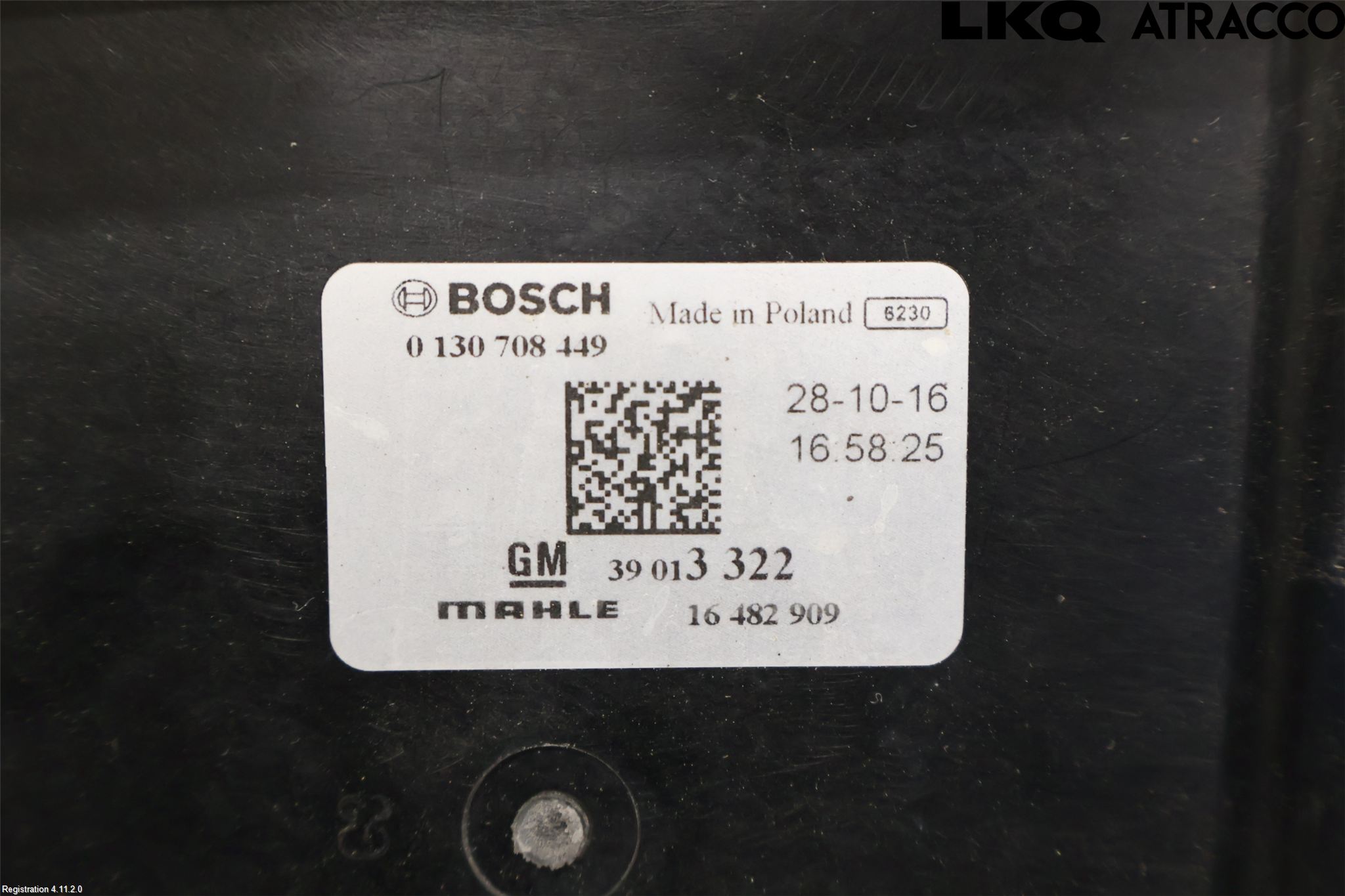 Opel ASTRA K 16-22 Kylfläkt El