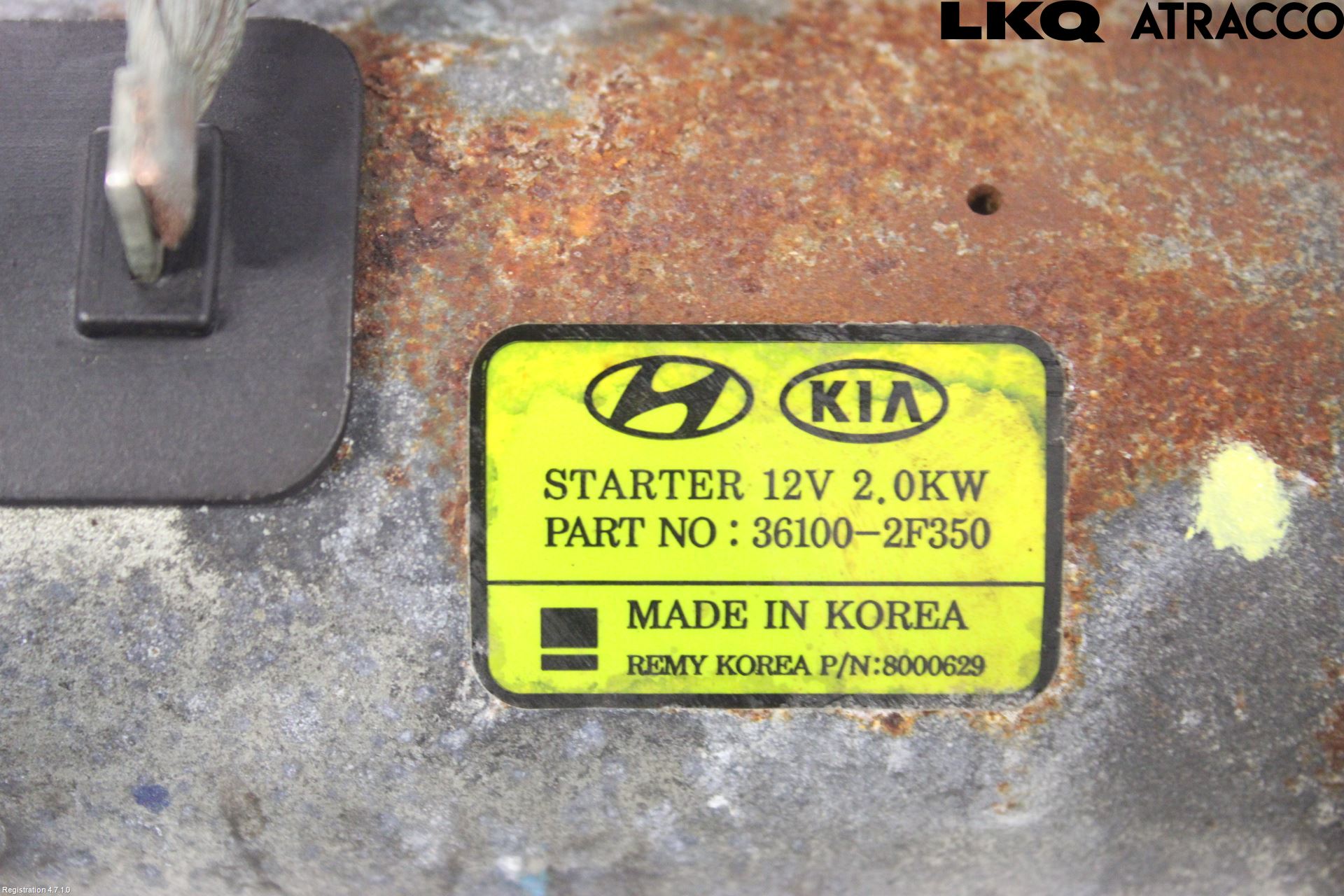 Kia SORENTO 15-20 Startmotor Diesel