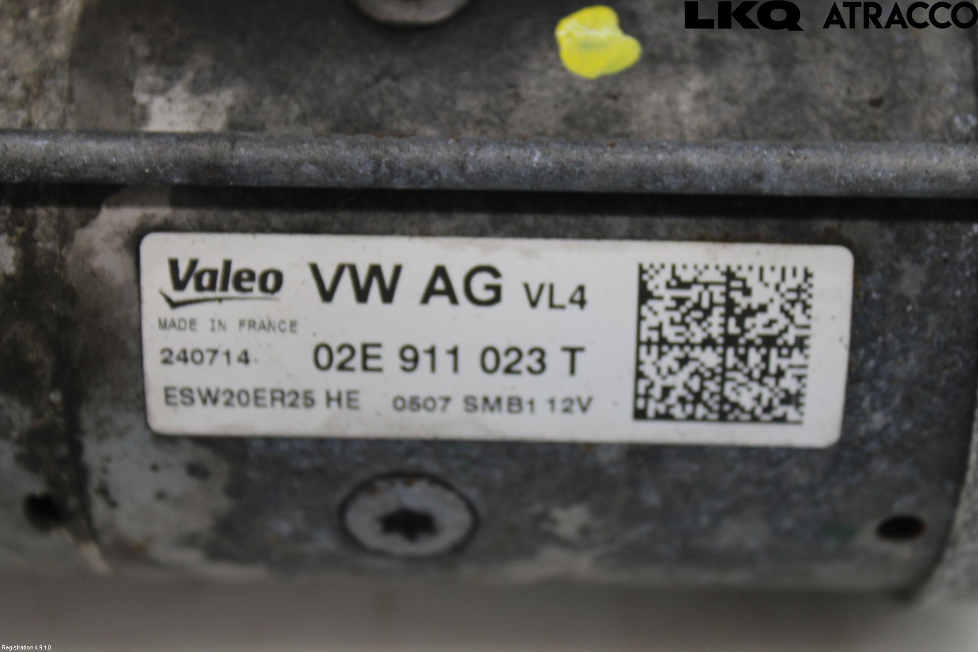 Volkswagen VW PASSAT 15-19 Startmotor Diesel