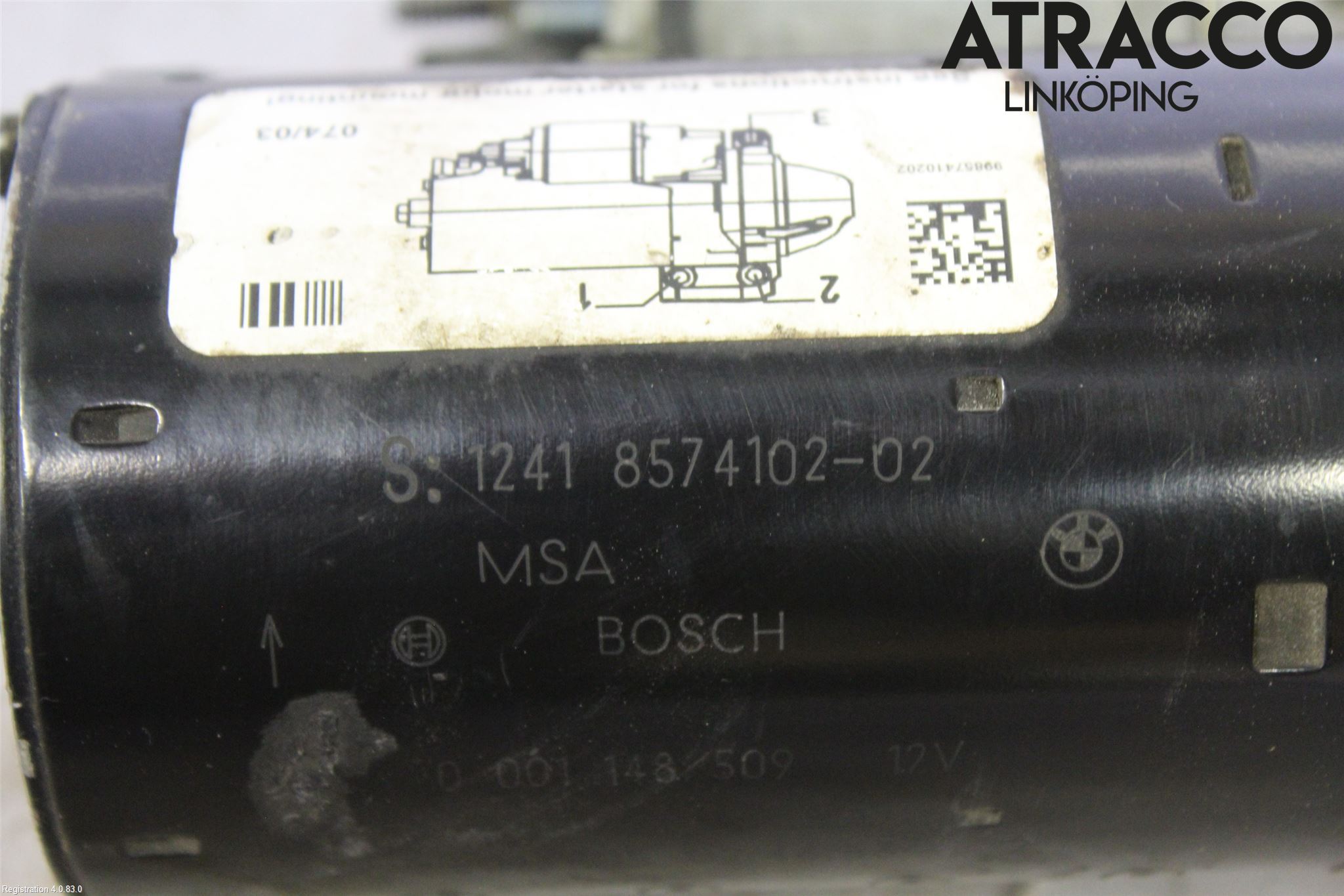 BMW 3 F30/F31/F80 12-19 Startmotor Diesel
