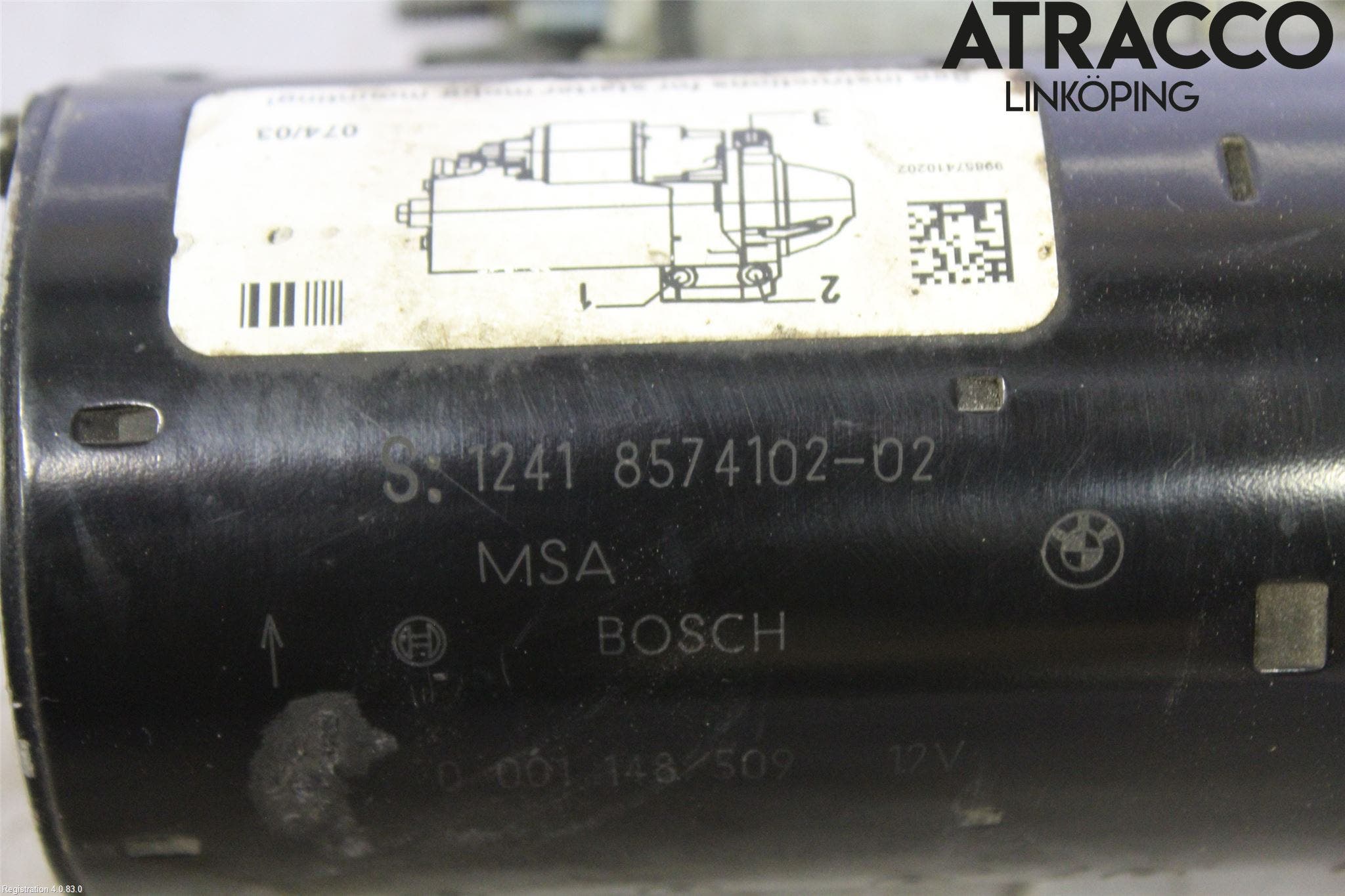 BMW 3 F30/F31/F80 12-19 Startmotor Diesel