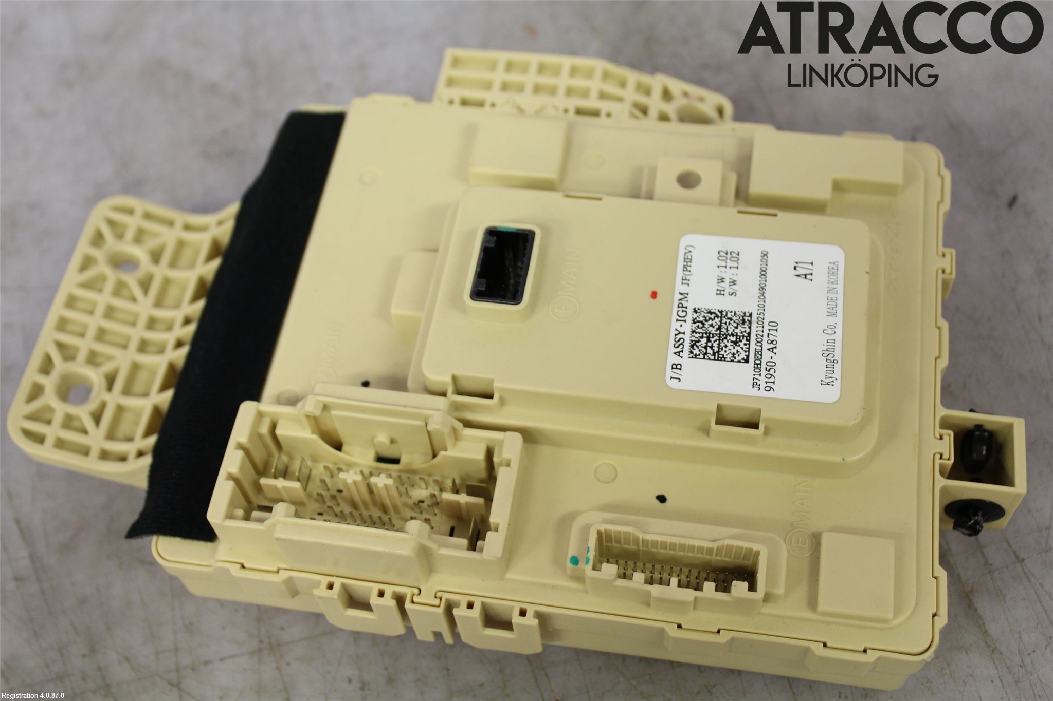 Kia OPTIMA 16-20 Säkringsdosa-Elcentral