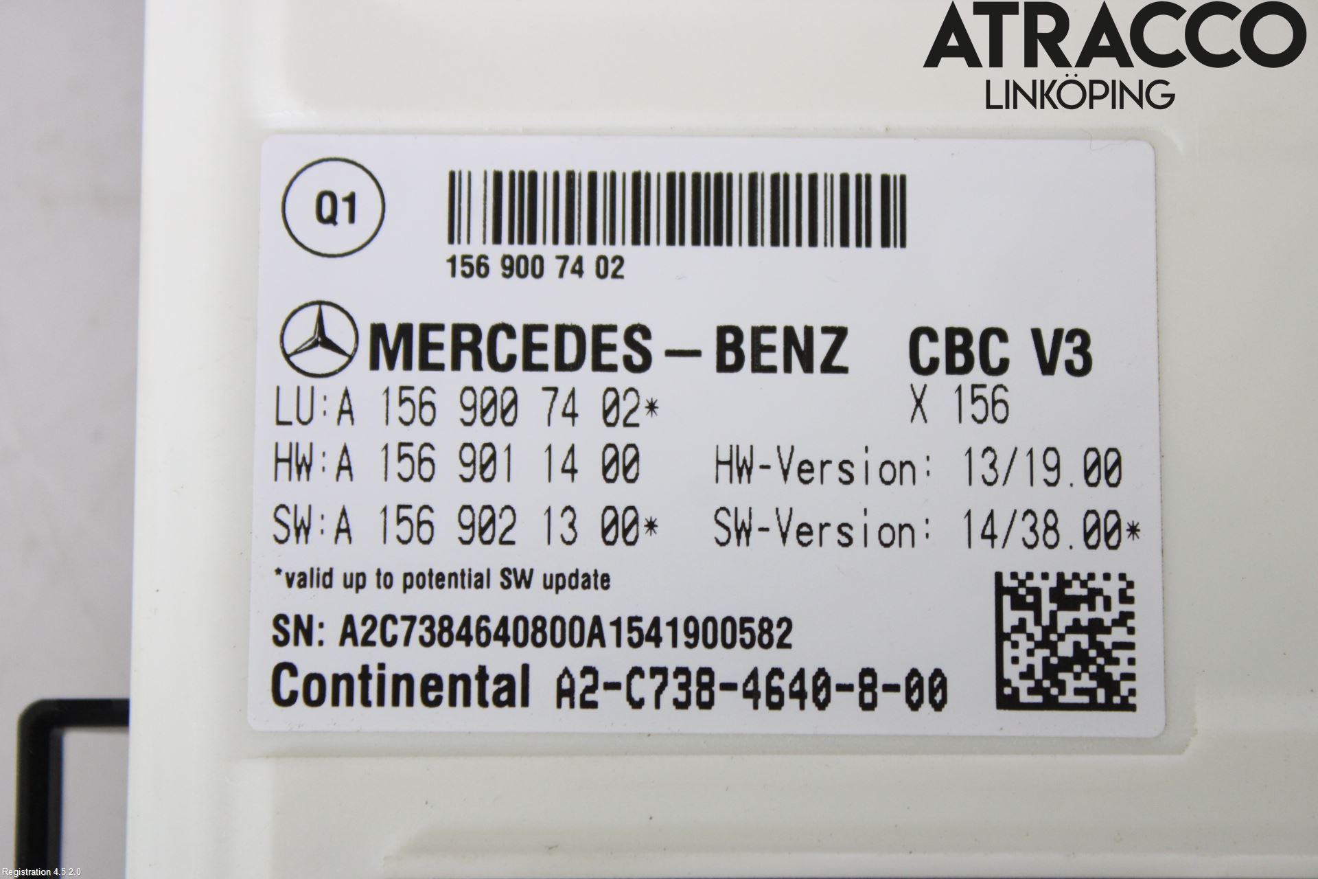 Mercedes-Benz MB CLA-KLASS (C117/X117) 13-19 Styrenhet Övrigt