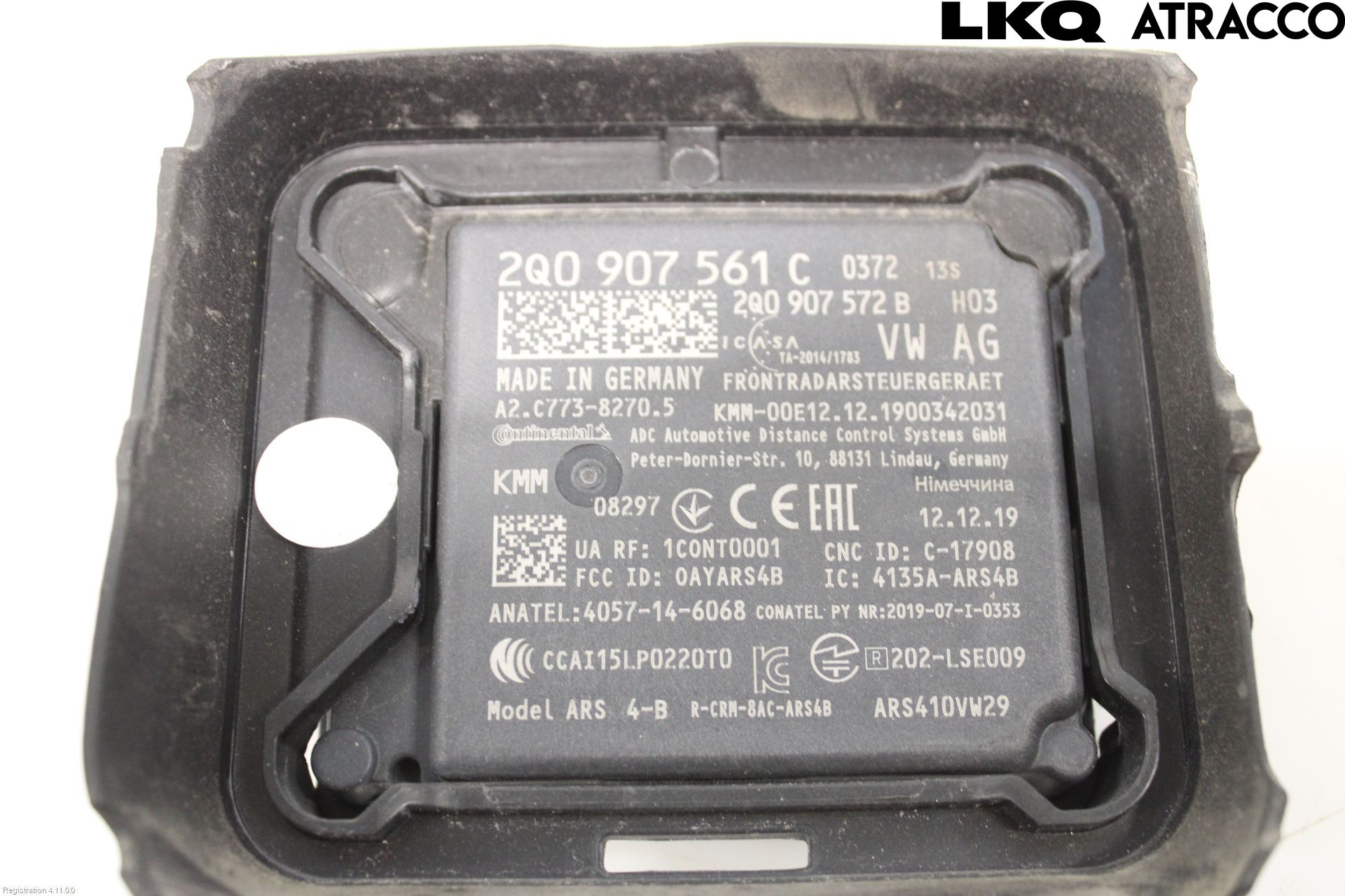 Volkswagen VW TRANSP/CARAVELLE (T6) 16-22 Sensor Aktivt Kollisionsskydd