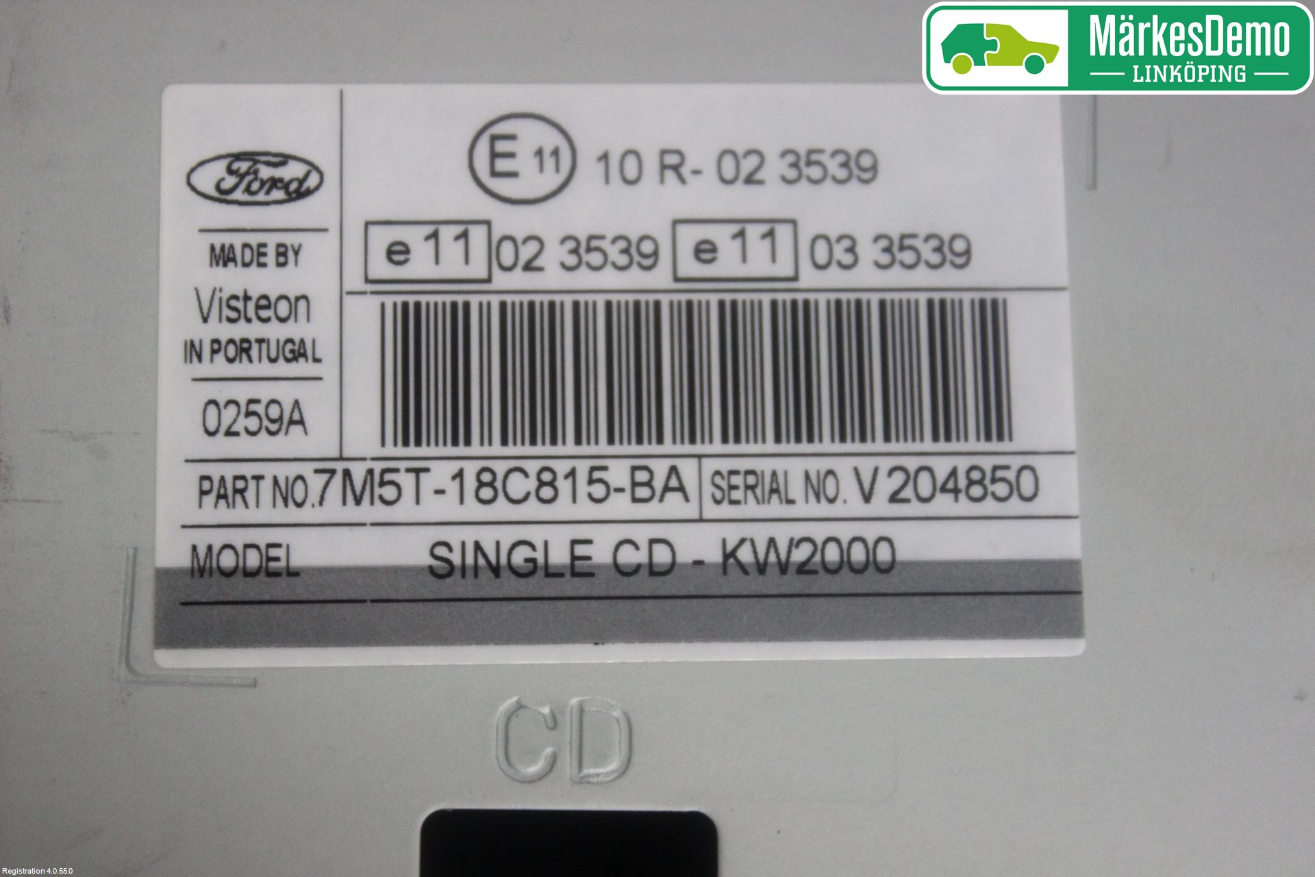 Ford FOCUS     04-07 Cd Radio - Multimediapanel