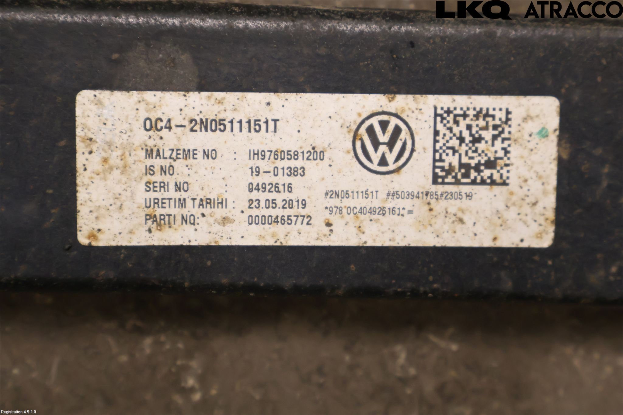 Maxus MAN TGE Fjäder Bak Blad