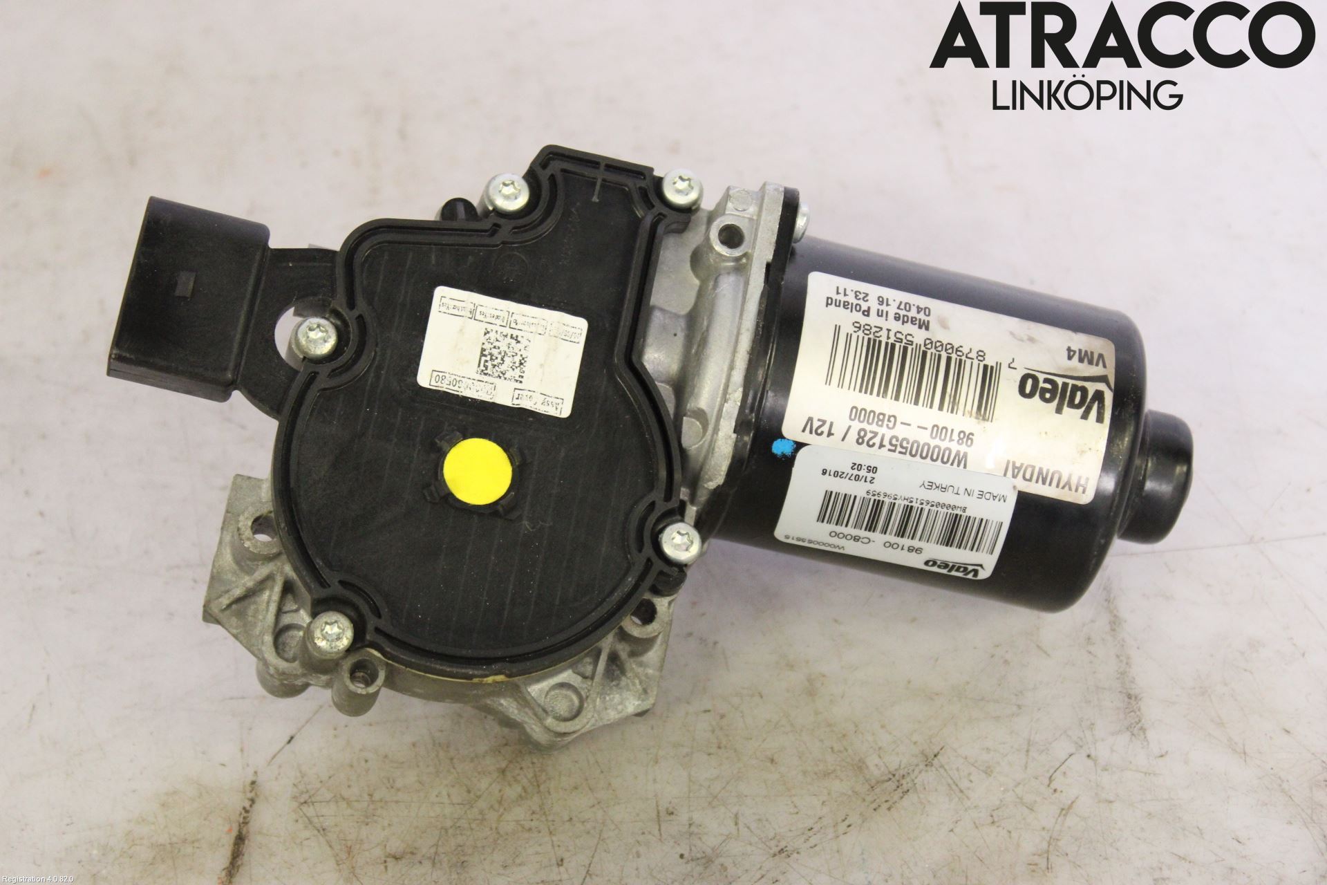Hyundai i20 GB 15-20 Torkarmotor Vindruta