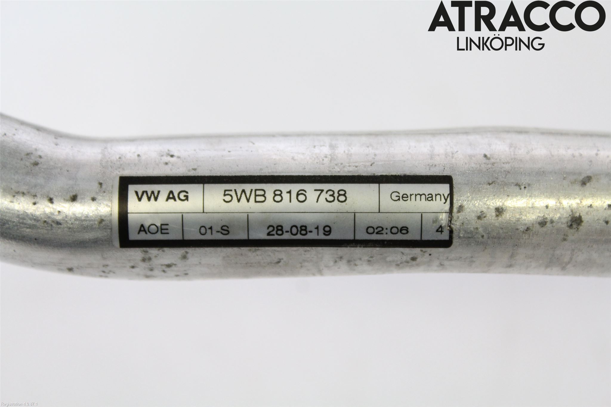 Volkswagen VW GOLF / E-GOLF VII 13-20 Ac Slang-Rör