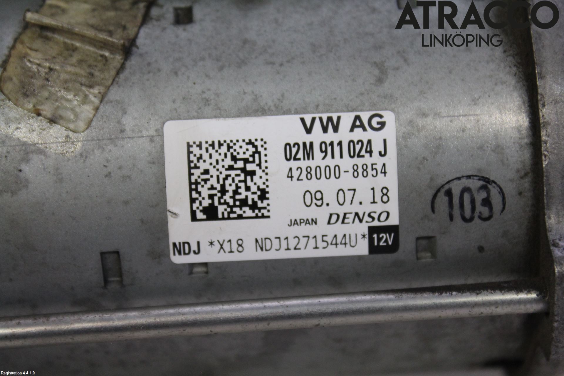 Volkswagen VW GOLF / E-GOLF VII 13-20 Startmotor