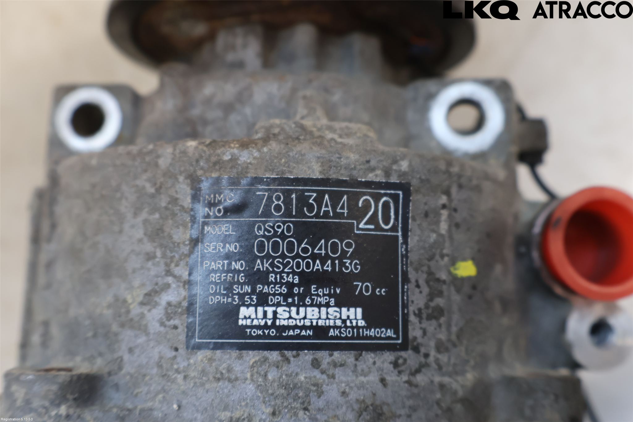 Mitsubishi ASX 10-22 Ac Kompressor
