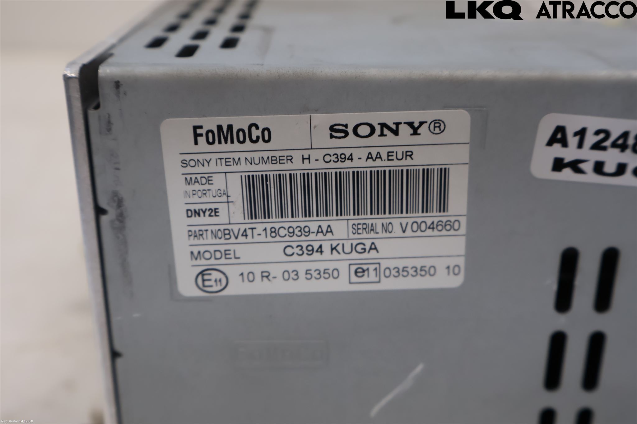 Ford KUGA 08-12 Cd Radio - Multimediapanel