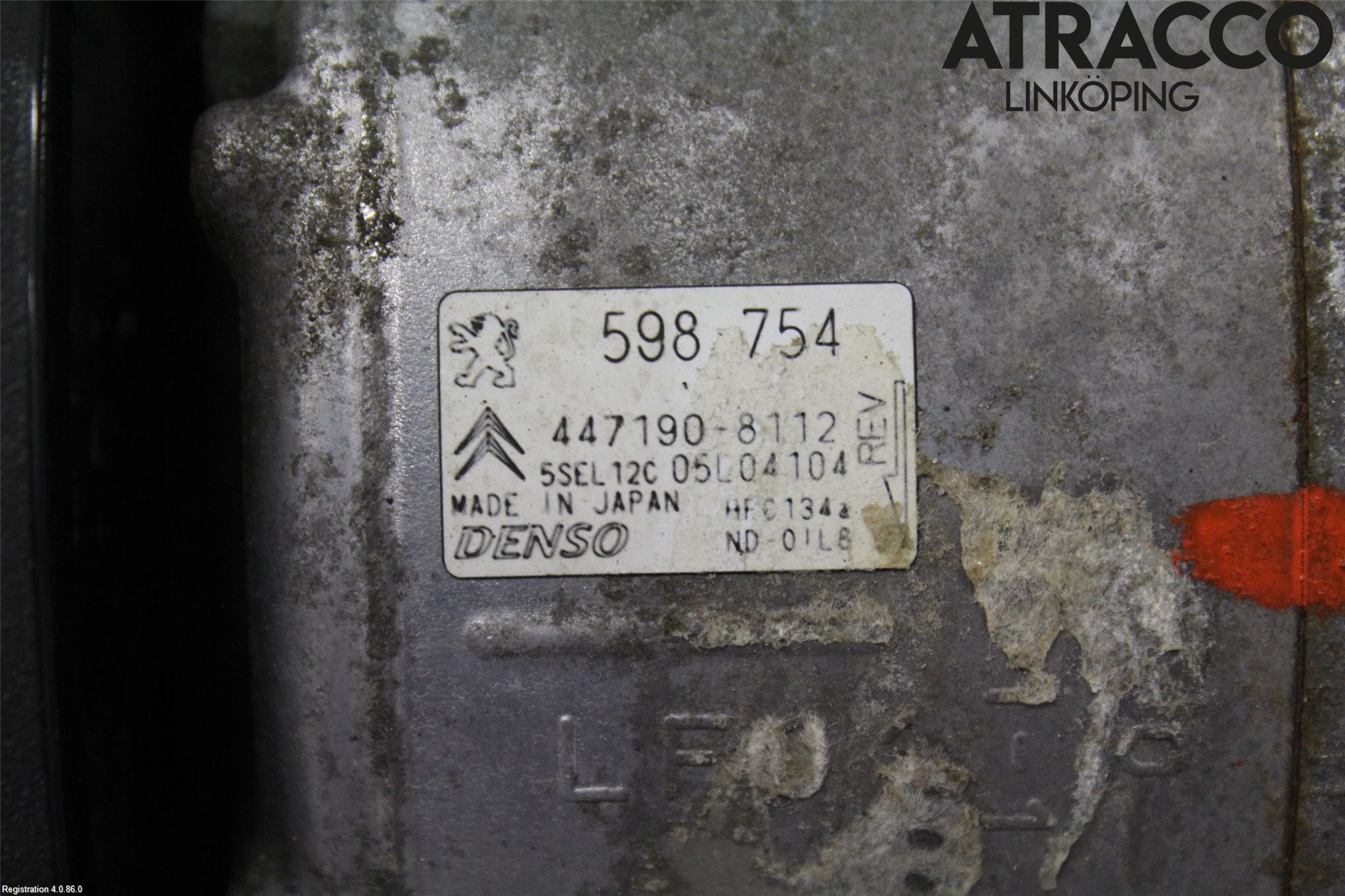 Peugeot 308 08-13 Ac Kompressor