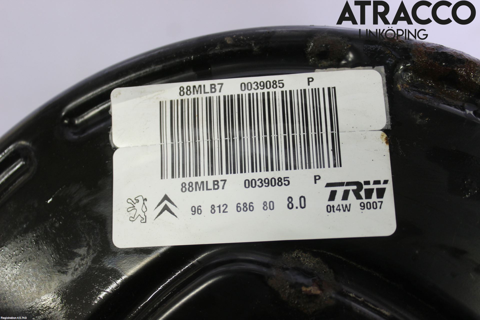 Citroen BERLINGO 08-18 Bromsservo