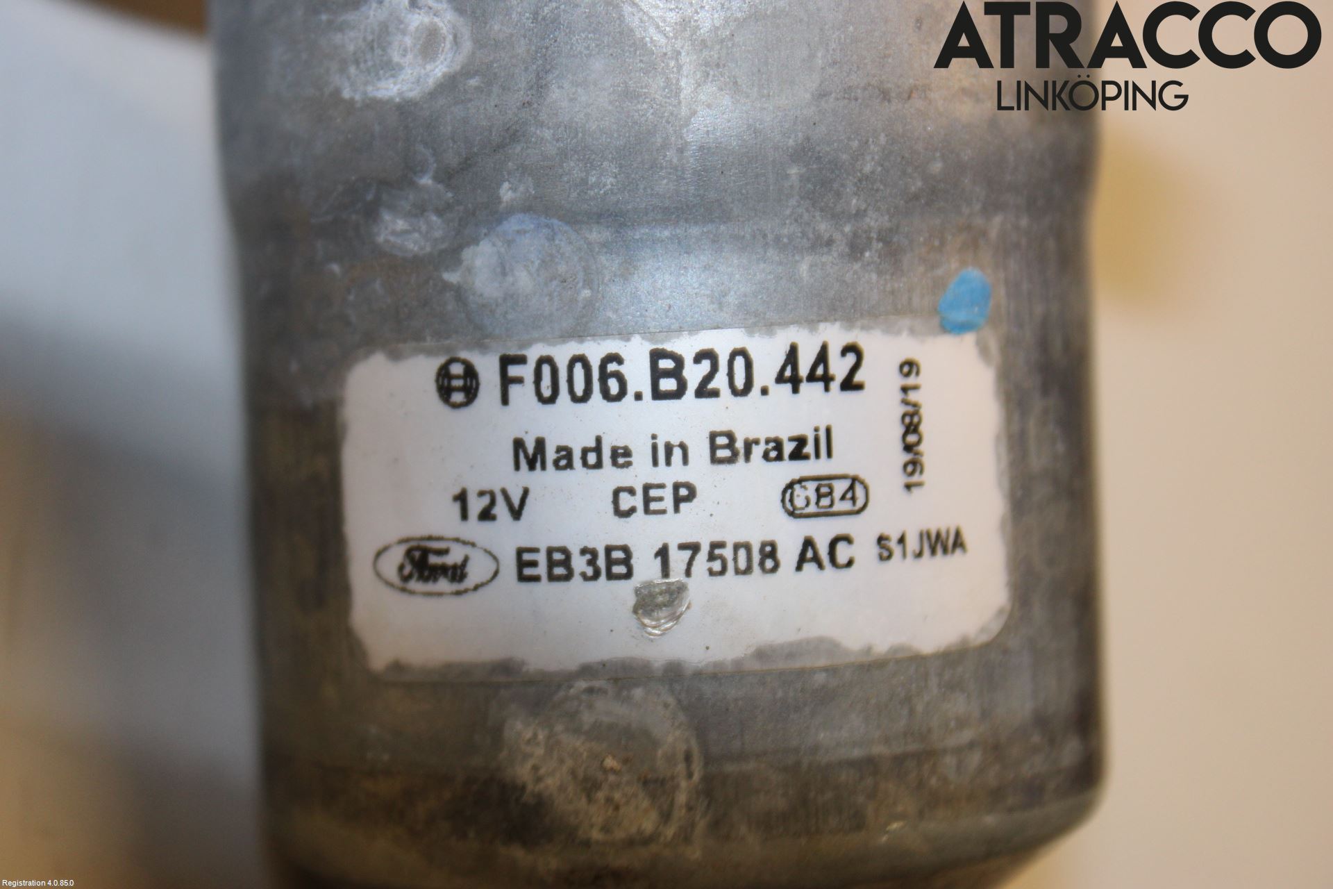 Ford RANGER EU 12-23 Torkarmotor Vindruta